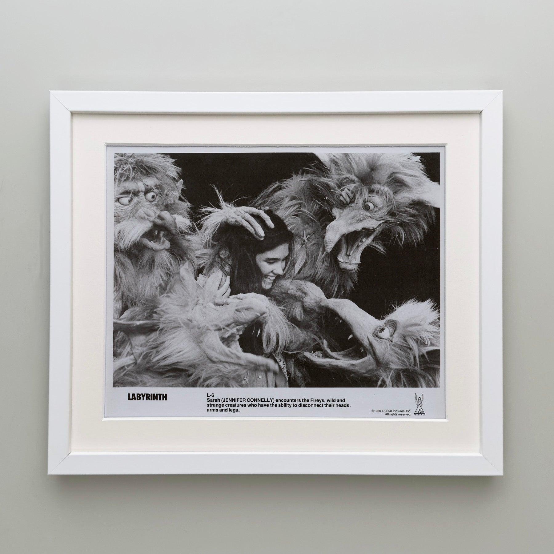 Labyrinth 1986 Werbung Film Film Presse Standbild Gerahmt im Zustand „Hervorragend“ im Angebot in Bath, Somerset
