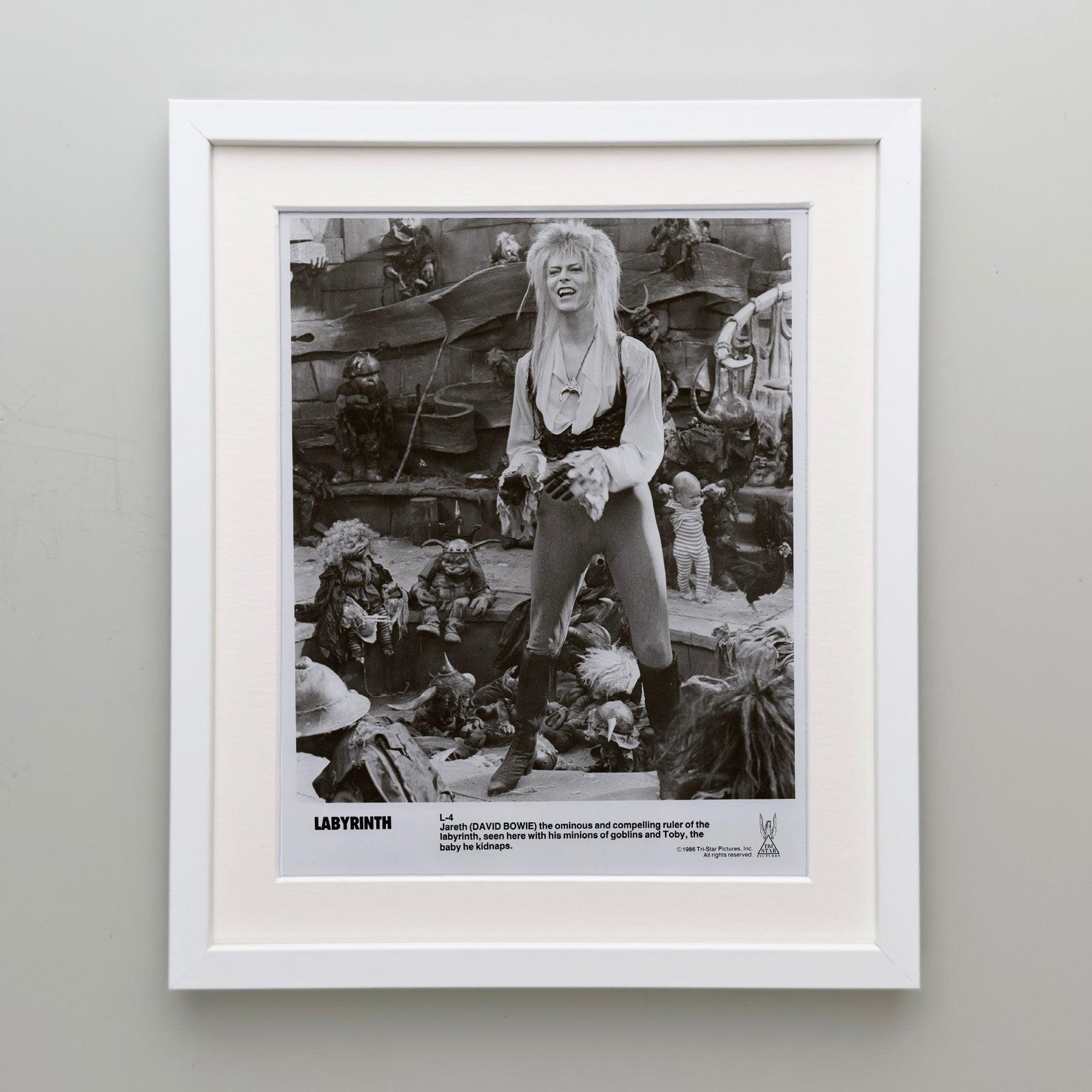 Labyrinth 1986 Werbung Film Film Presse Standbild Gerahmt im Zustand „Hervorragend“ im Angebot in Bath, Somerset