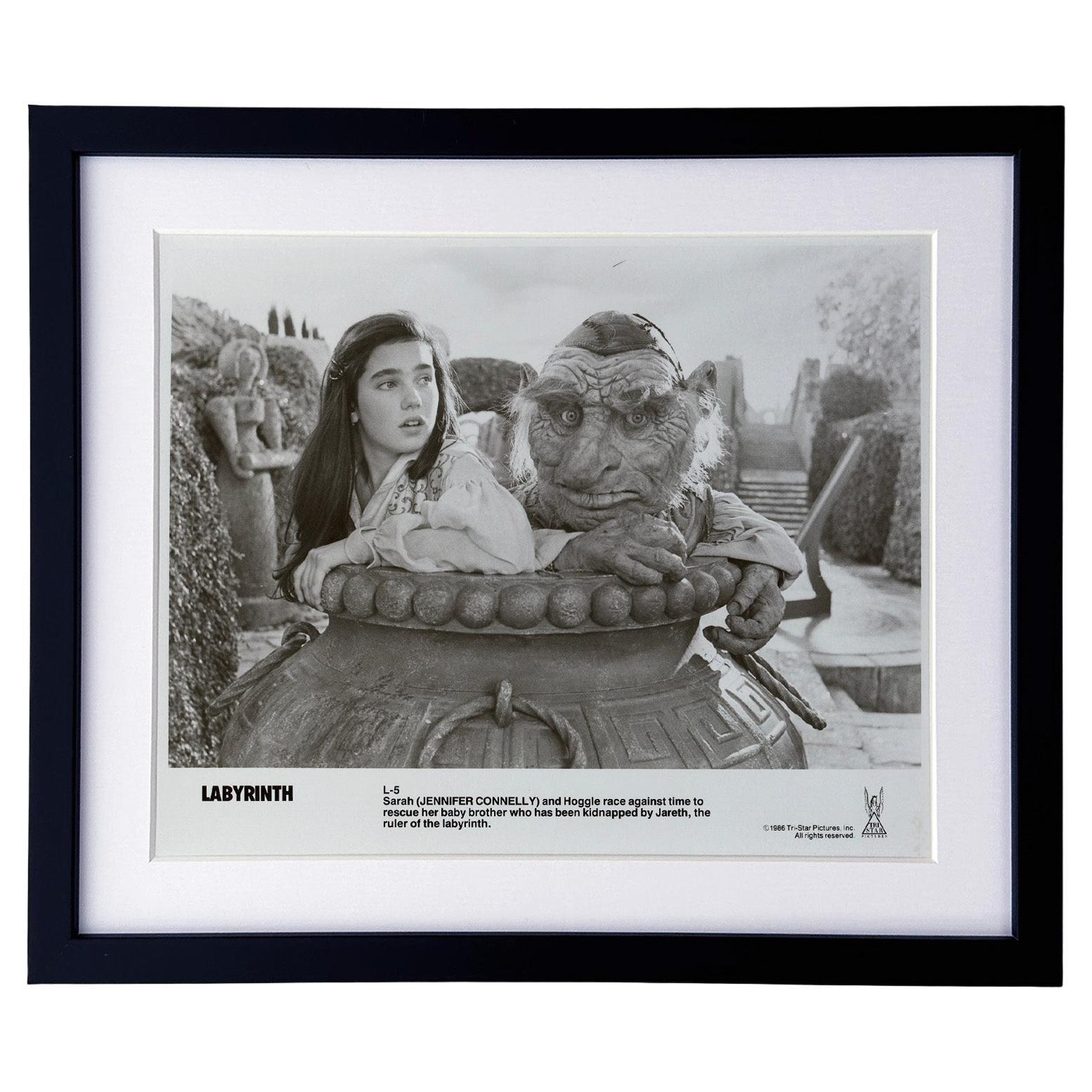Labyrinth 1986 Werbung Film Film Presse Standbild Gerahmt