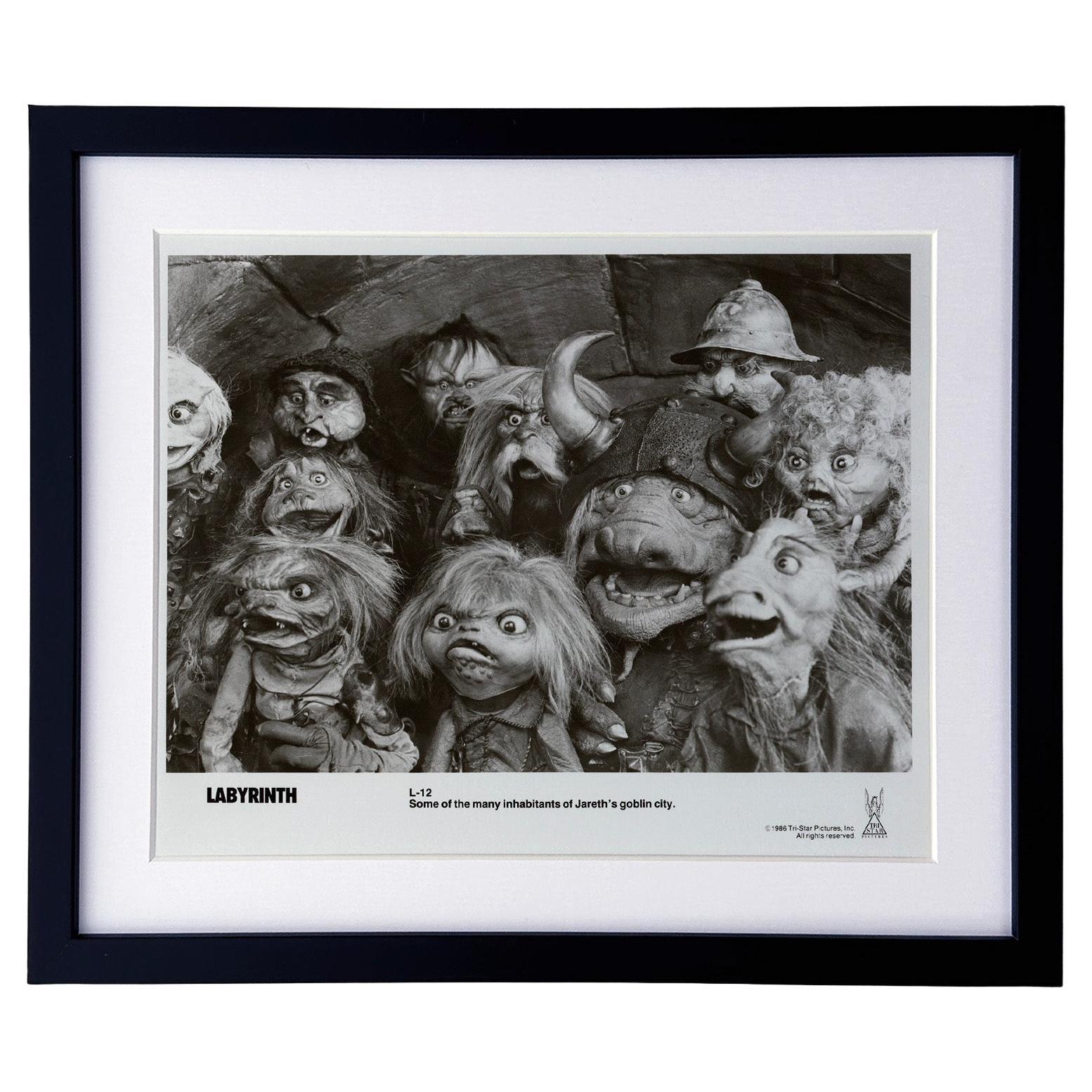 Labyrinth 1986 Werbung Film Film Presse Standbild Gerahmt