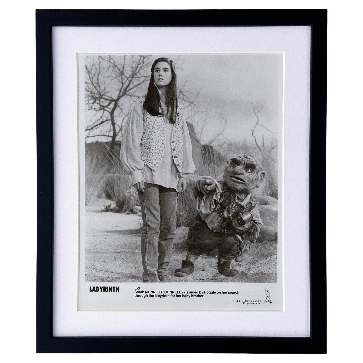 Labyrinth 1986 Werbung Film Film Presse Standbild Gerahmt