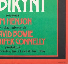 Labyrinth 1987 Polish B1 Film Movie Poster, Walkuski