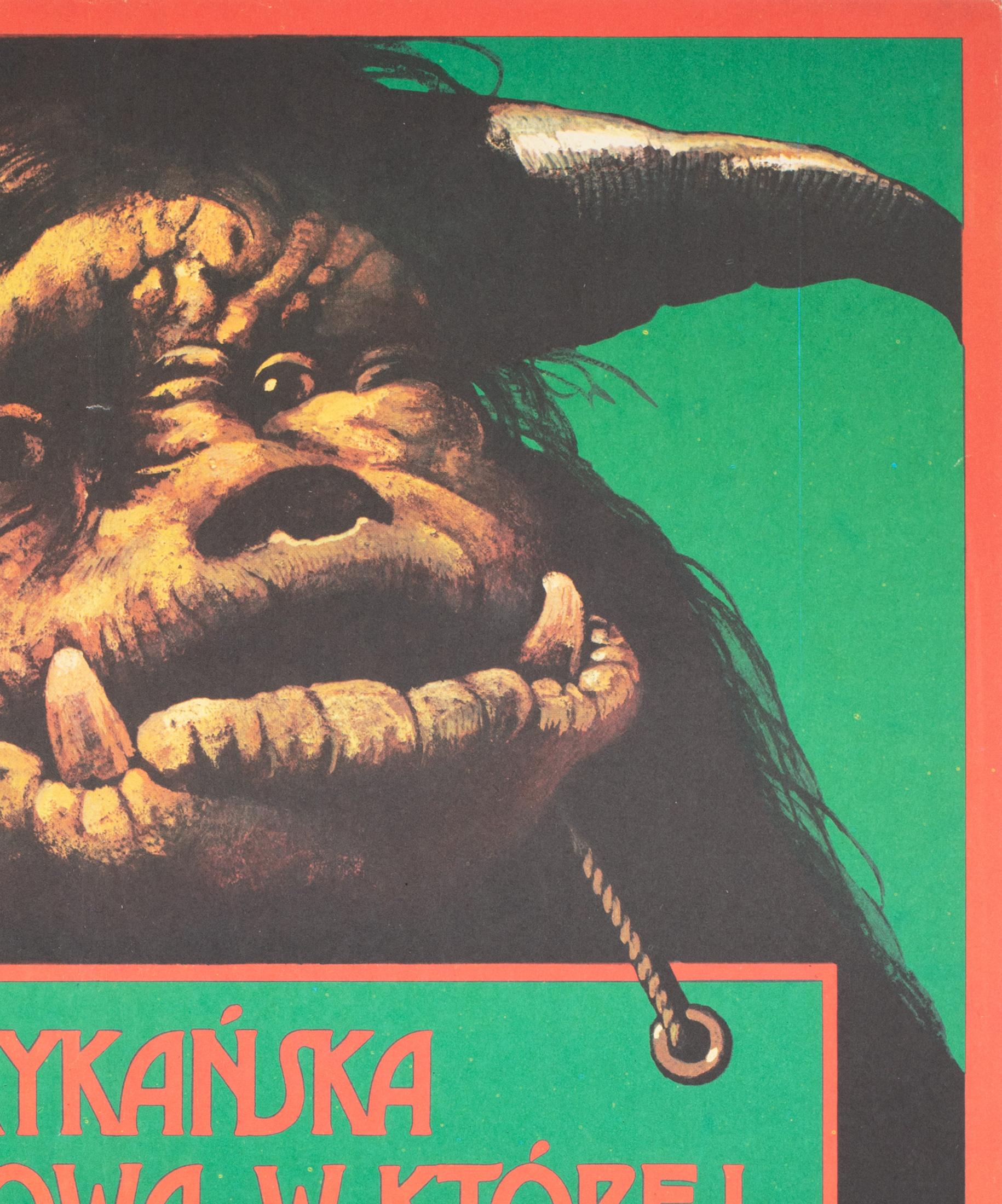 Labyrinth 1987 Polish B1 Film Movie Poster, Walkuski In Excellent Condition In Bath, Somerset