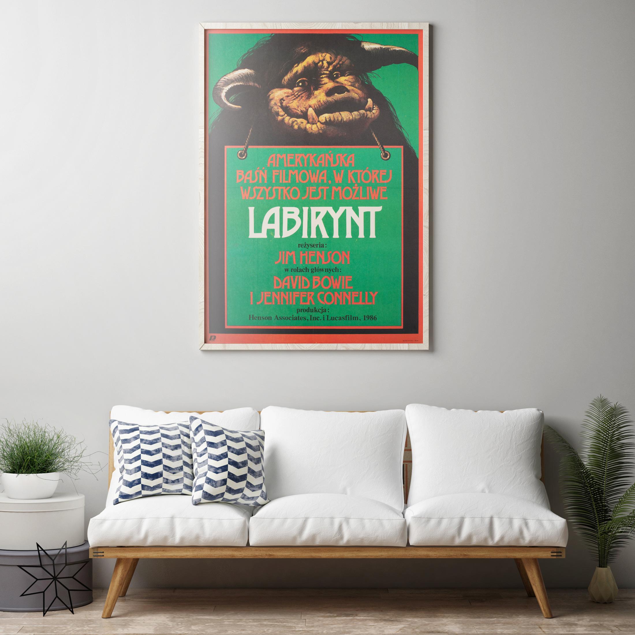 Paper Labyrinth 1987 Polish B1 Film Movie Poster, Walkuski