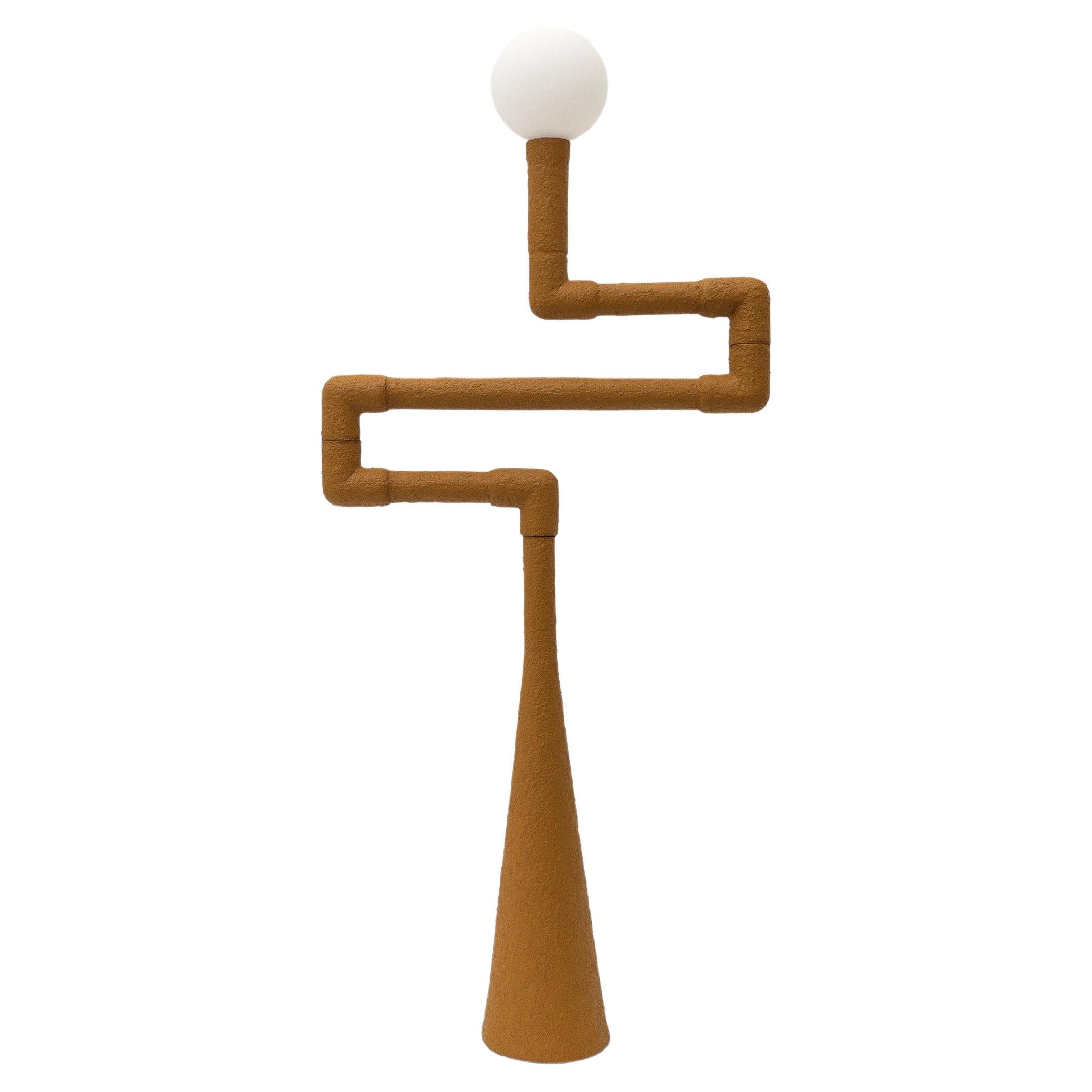 Contemporary Dimmable Table or Floor Lamp - "Labyrinth" by Nicola Cecutti For Sale
