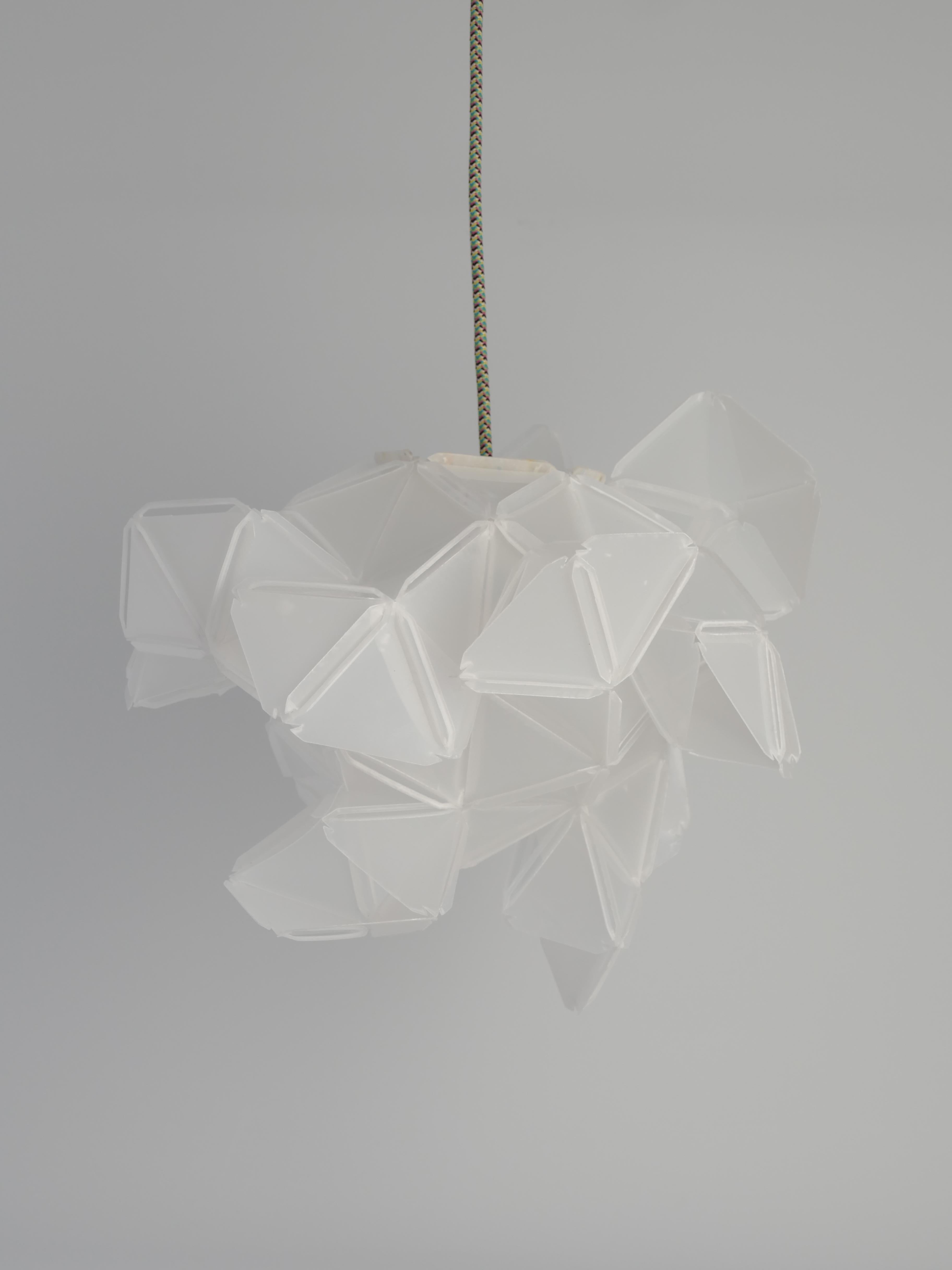 Labyrinth, Hazy, Artisan Light Sculpture with Integrated Fixture, By Republiken In New Condition For Sale In Grythyttan, SE