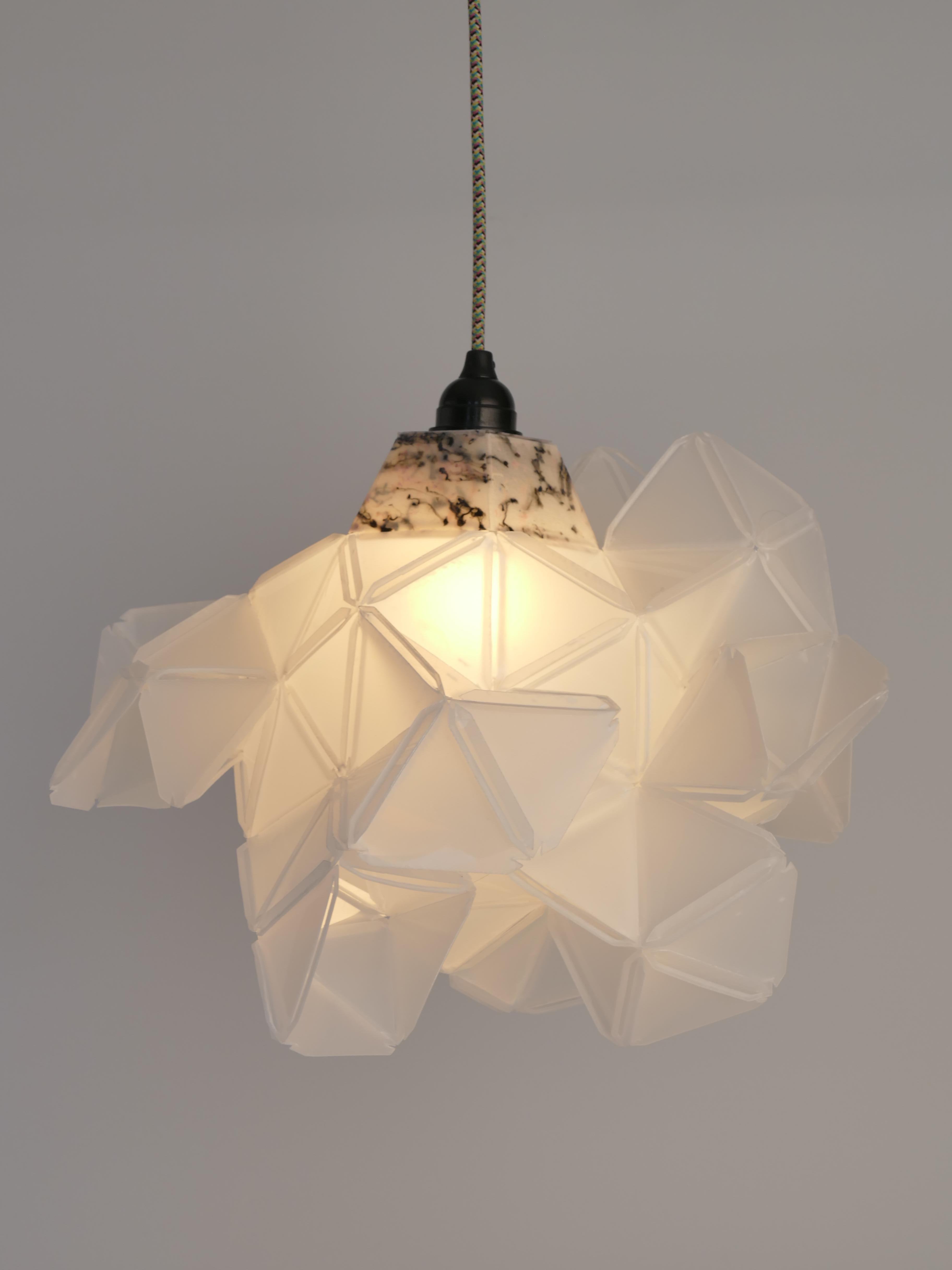 Labyrinth, Hazy, Artisan Table Lamp Light Sculpture, By Republiken For Sale 3