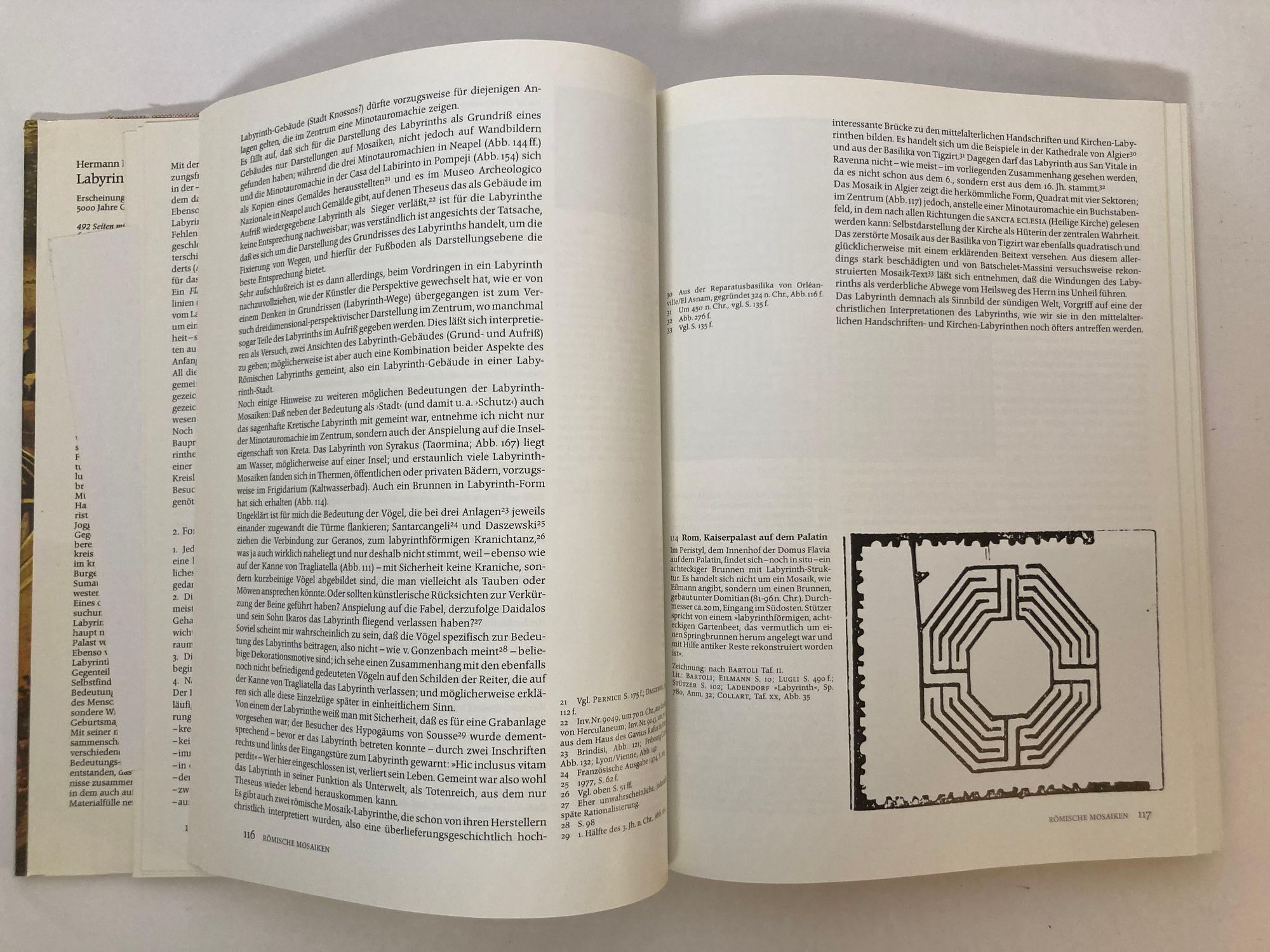 Livre Labyrinthe d'Herman Kern, 1ère édition à couverture rigide de la langue allemande, 1983 en vente 2