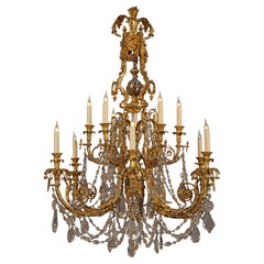 Lacarrière, Delatour & Cie, "Acanthus" Chandelier, France, circa 1870