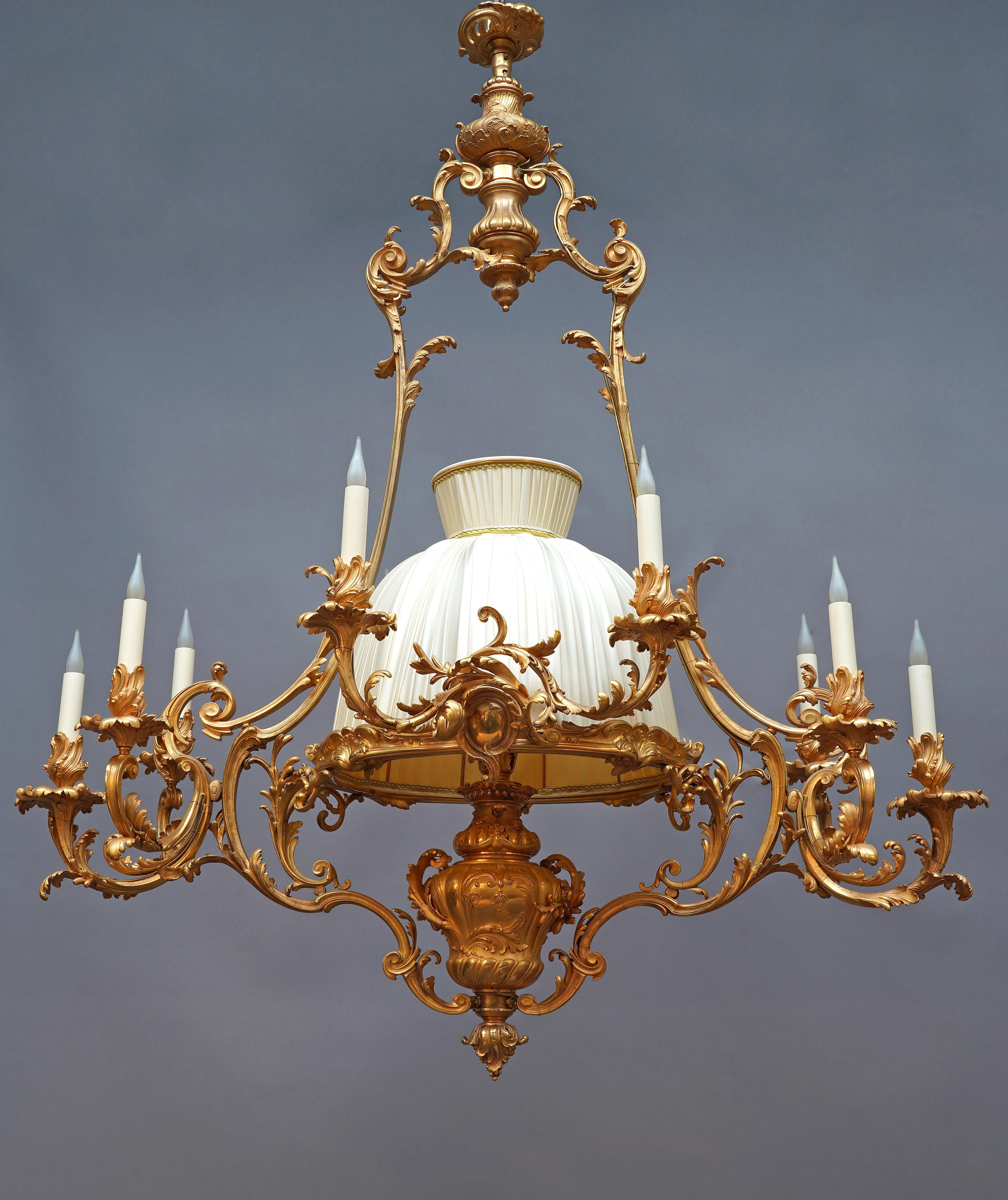 Lacarrière Frères & Delatour, Großer Kronleuchter, Frankreich, um 1870 im Angebot 3