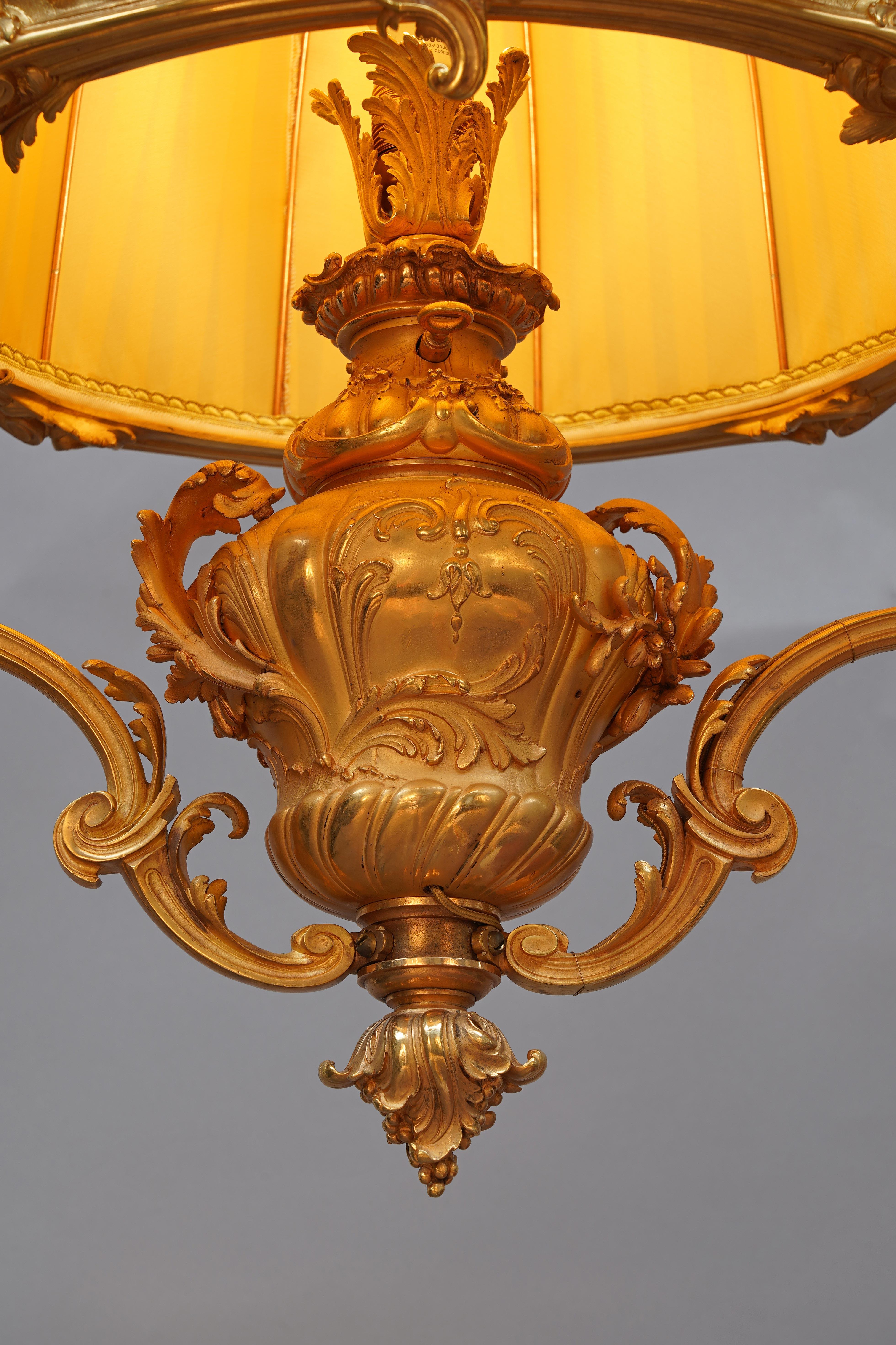 Lacarrière Frères & Delatour, Großer Kronleuchter, Frankreich, um 1870 (Französisch) im Angebot