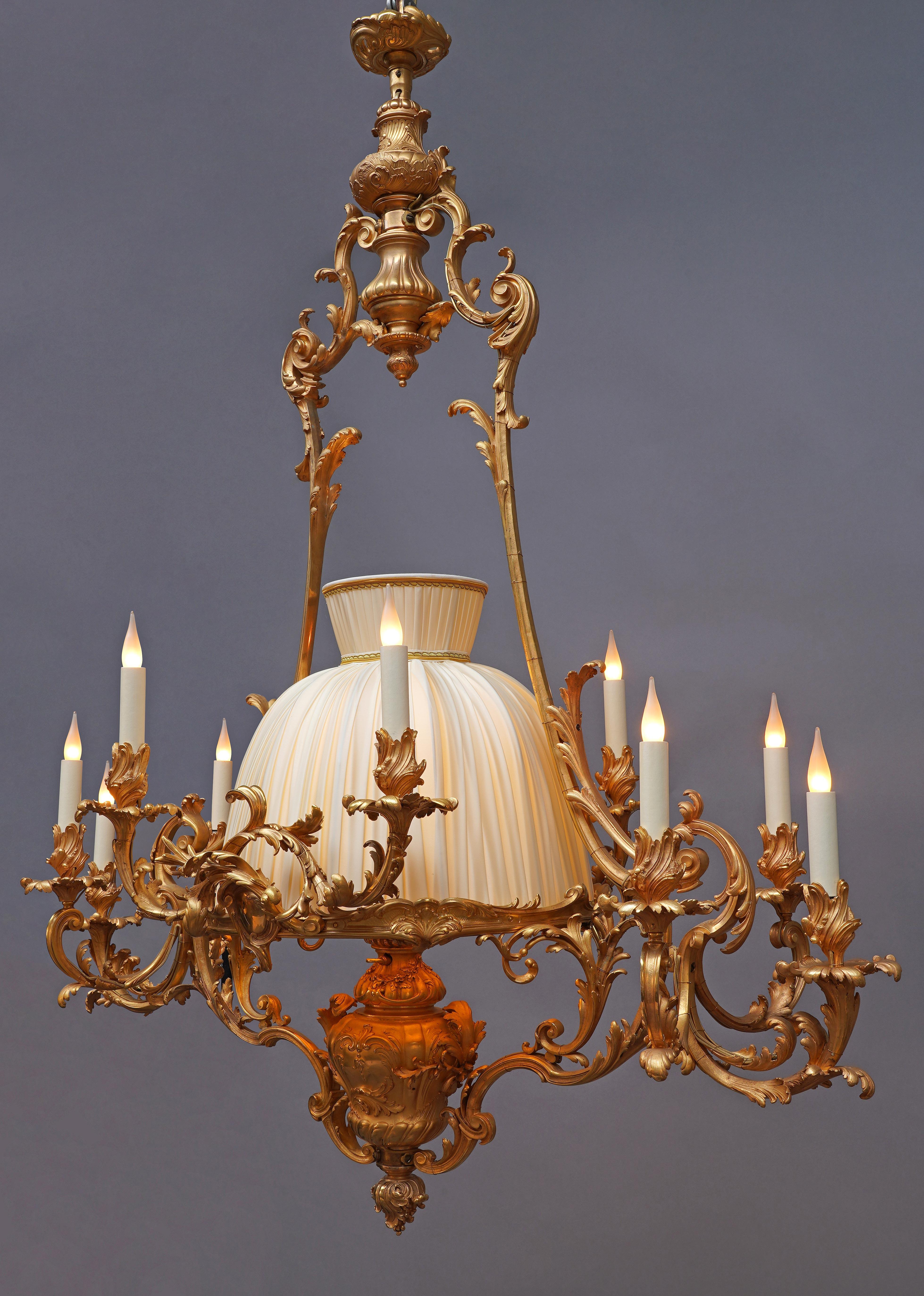 Lacarrière Frères & Delatour, Großer Kronleuchter, Frankreich, um 1870 im Angebot 1