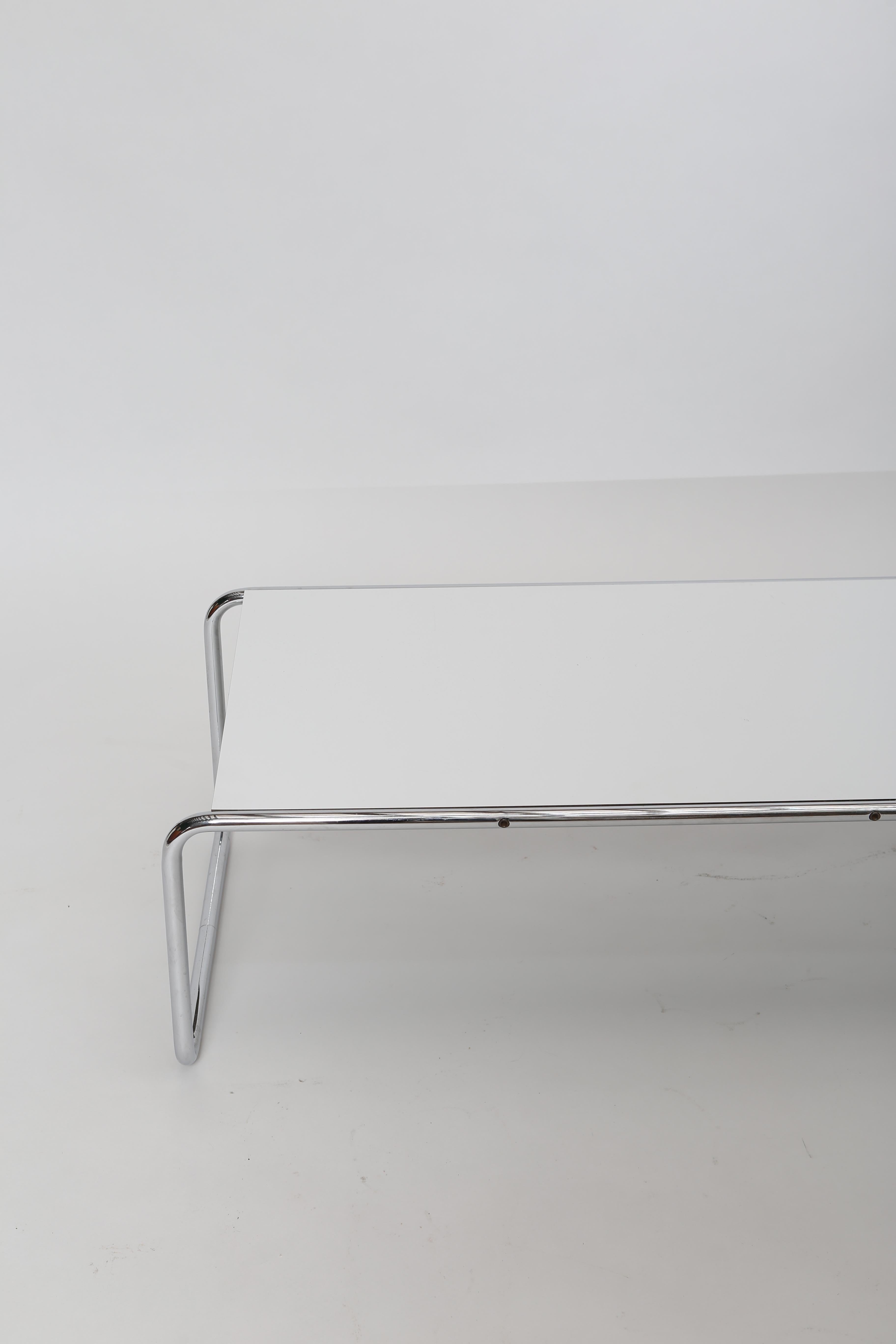 Bauhaus “Laccio” Coffee Table by Marcel Breuer for Knoll
