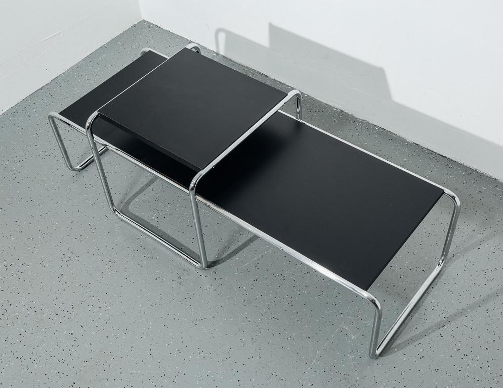 Steel 'Laccio' Tables by Marcel Breuer