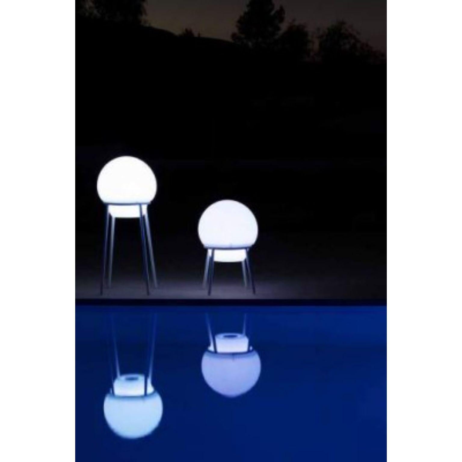 Postmoderne Lampe basse en dentelle noire 50 de Mowee en vente