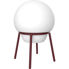 Lace Burgundy 50 Low Lamp by Mowee