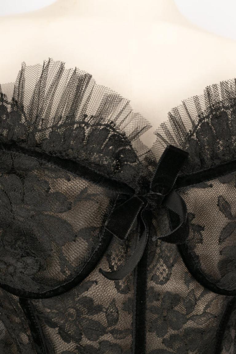 Women's Lace Bustier Dress, 1990s For Sale