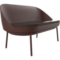 Canapé Lace Chocolate avec coussin par Mowee