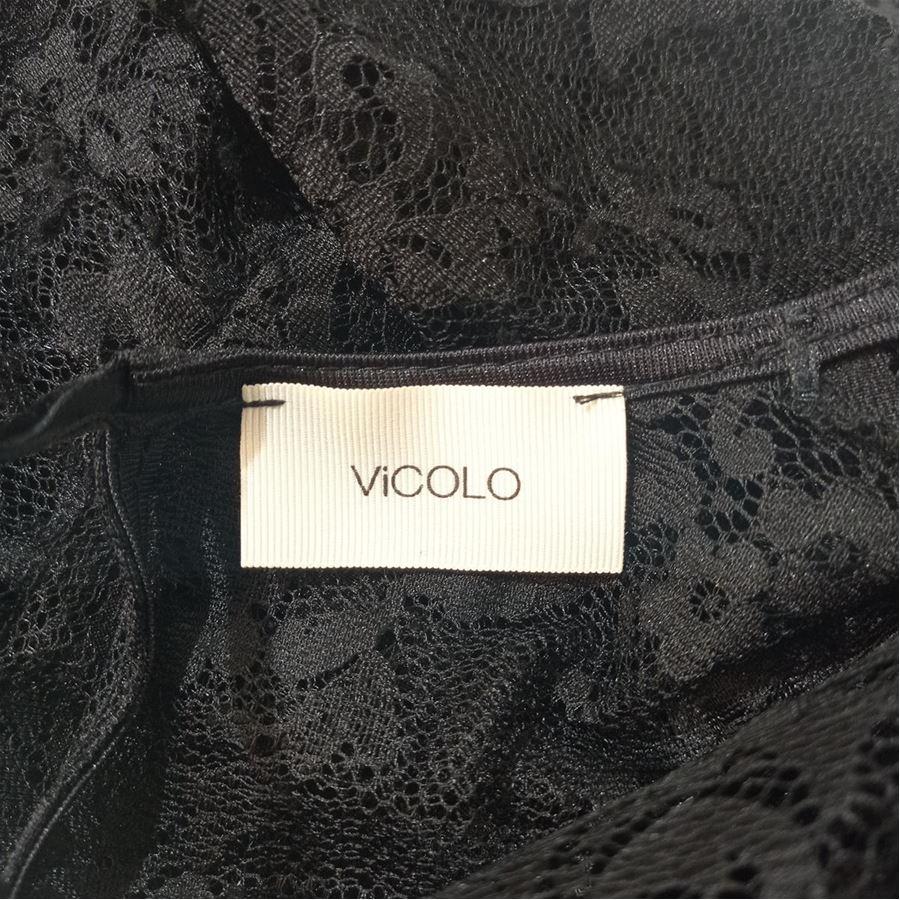 Vicolo Lace dress size M In Excellent Condition In Gazzaniga (BG), IT