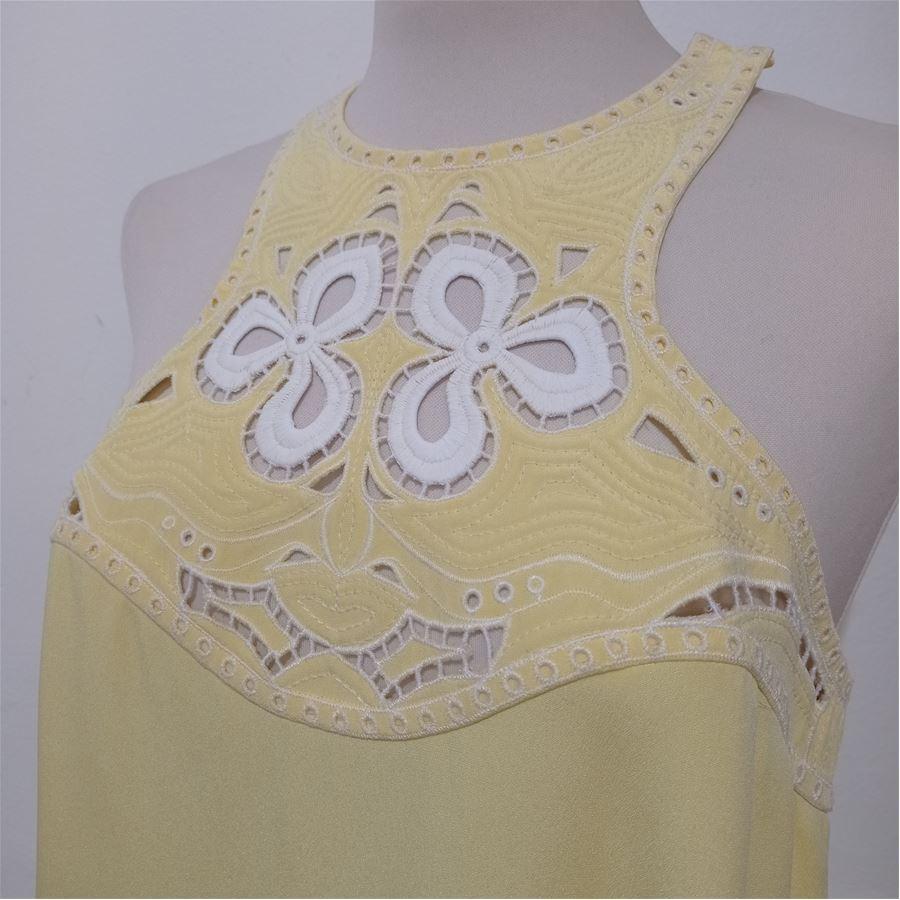 Ermanno Scervino Lace dress size 42 In Excellent Condition For Sale In Gazzaniga (BG), IT