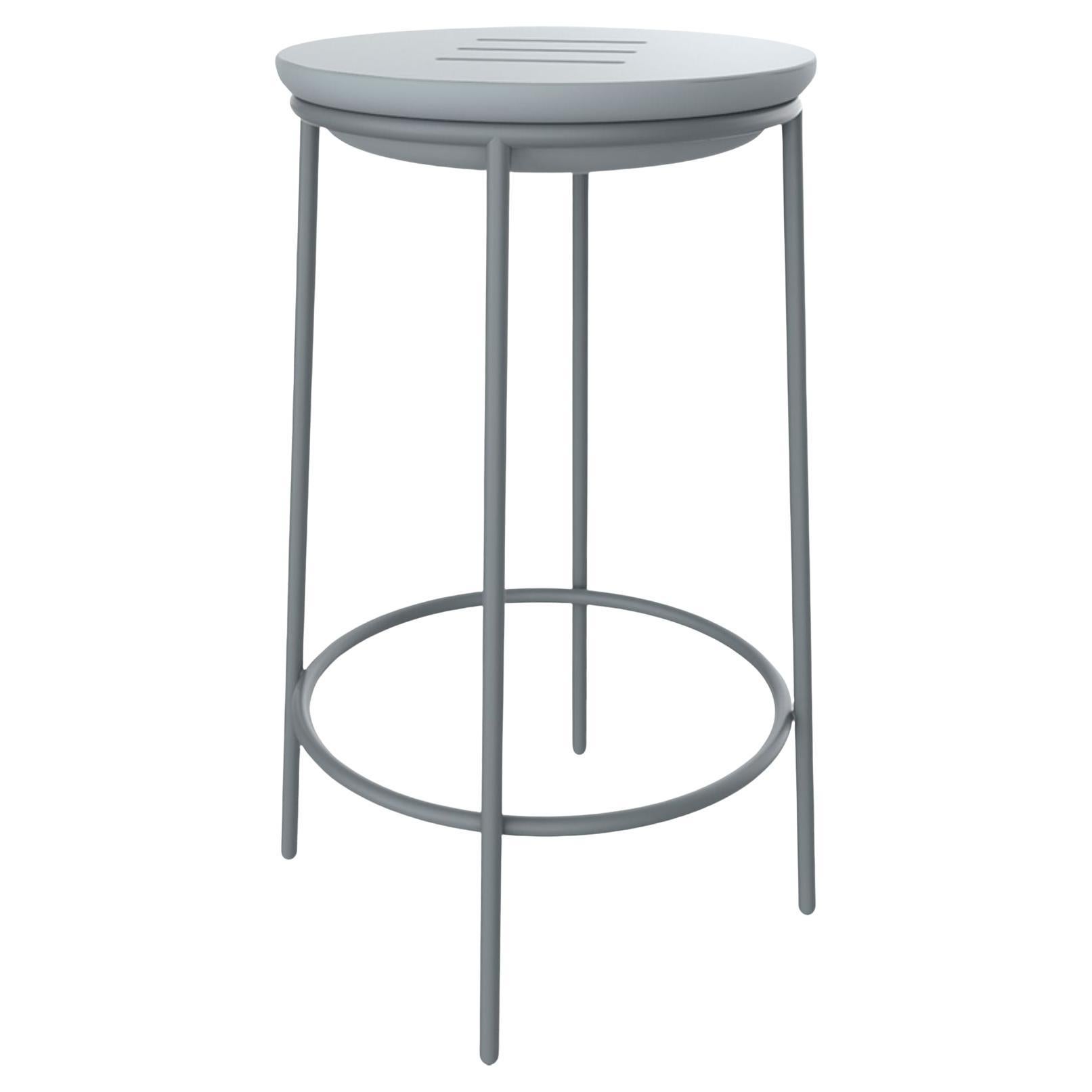 Lace Grey 60 High Table by Mowee For Sale