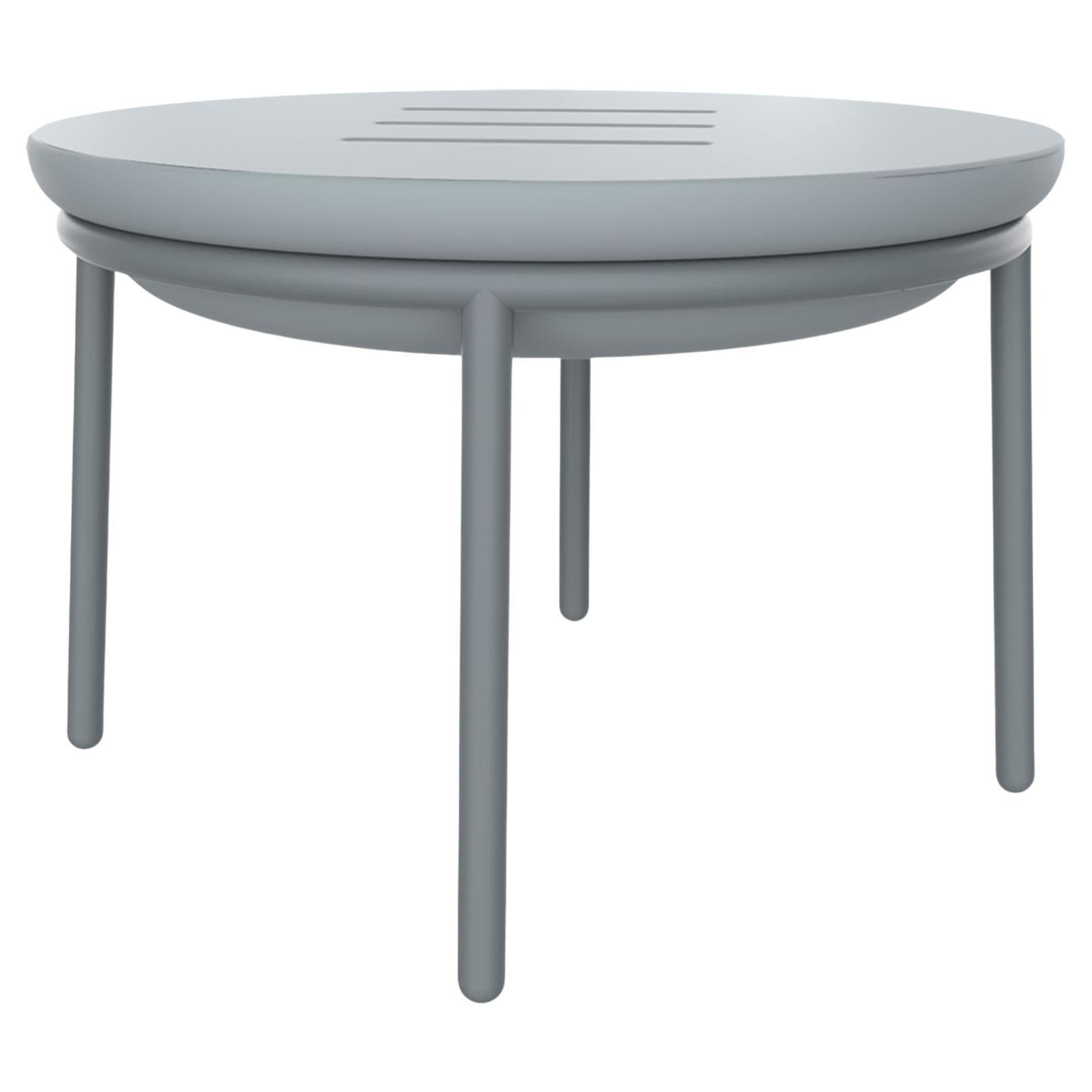 Lace Grey 60 Low Table by Mowee For Sale