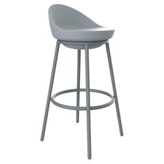 Tabouret gris en dentelle de Mowee