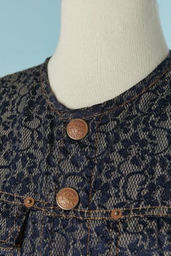 Lace jacquard jacket and trouser ensemble GAULTIER JEAN'S