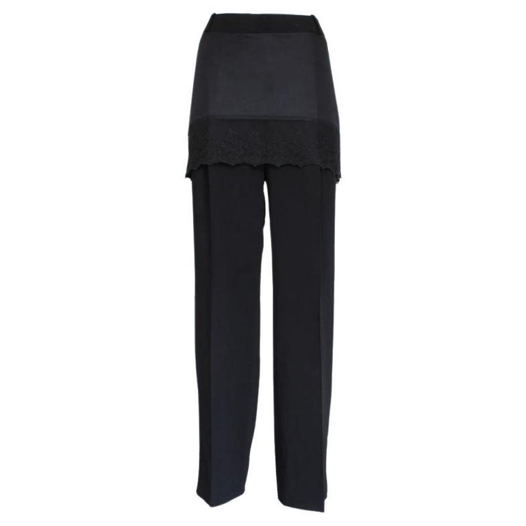 GIVENCHY Size 32 Black Polyester / Wool Elastic Waistband Casual Pants main image 1