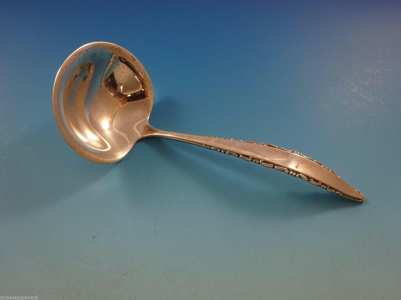 Juego de Cubiertos de Plata de Ley Lace Point by Lunt para 8 Servicio 37 Piezas en venta 1