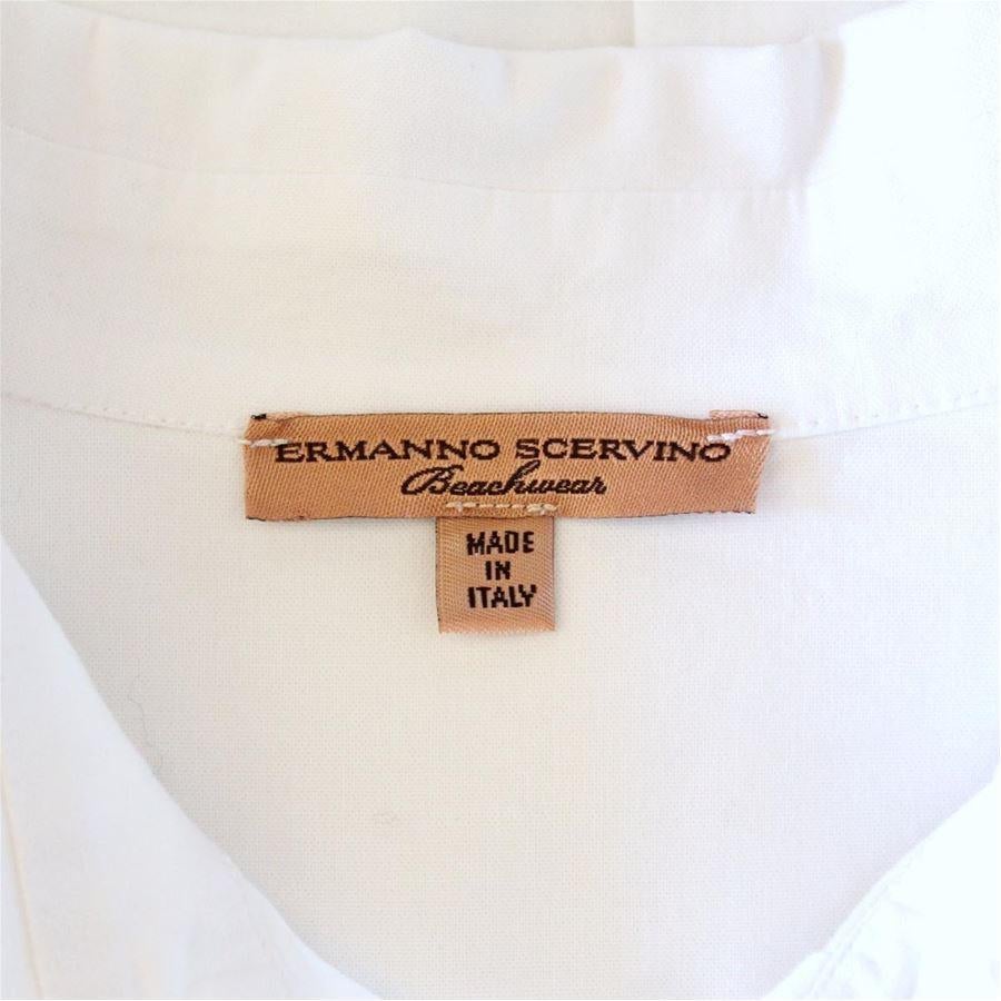 Ermanno Scervino Lace shirt size 42 In Excellent Condition For Sale In Gazzaniga (BG), IT