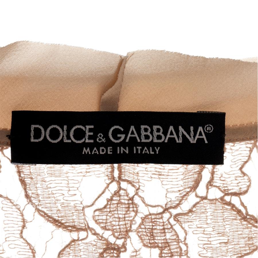 Dolce & Gabbana Lace sweater size 42 In Excellent Condition For Sale In Gazzaniga (BG), IT