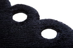 Lace with a Carpet Face Carpet, Hand Knotted in Silk, 100 Kpi, Nika Zupanc