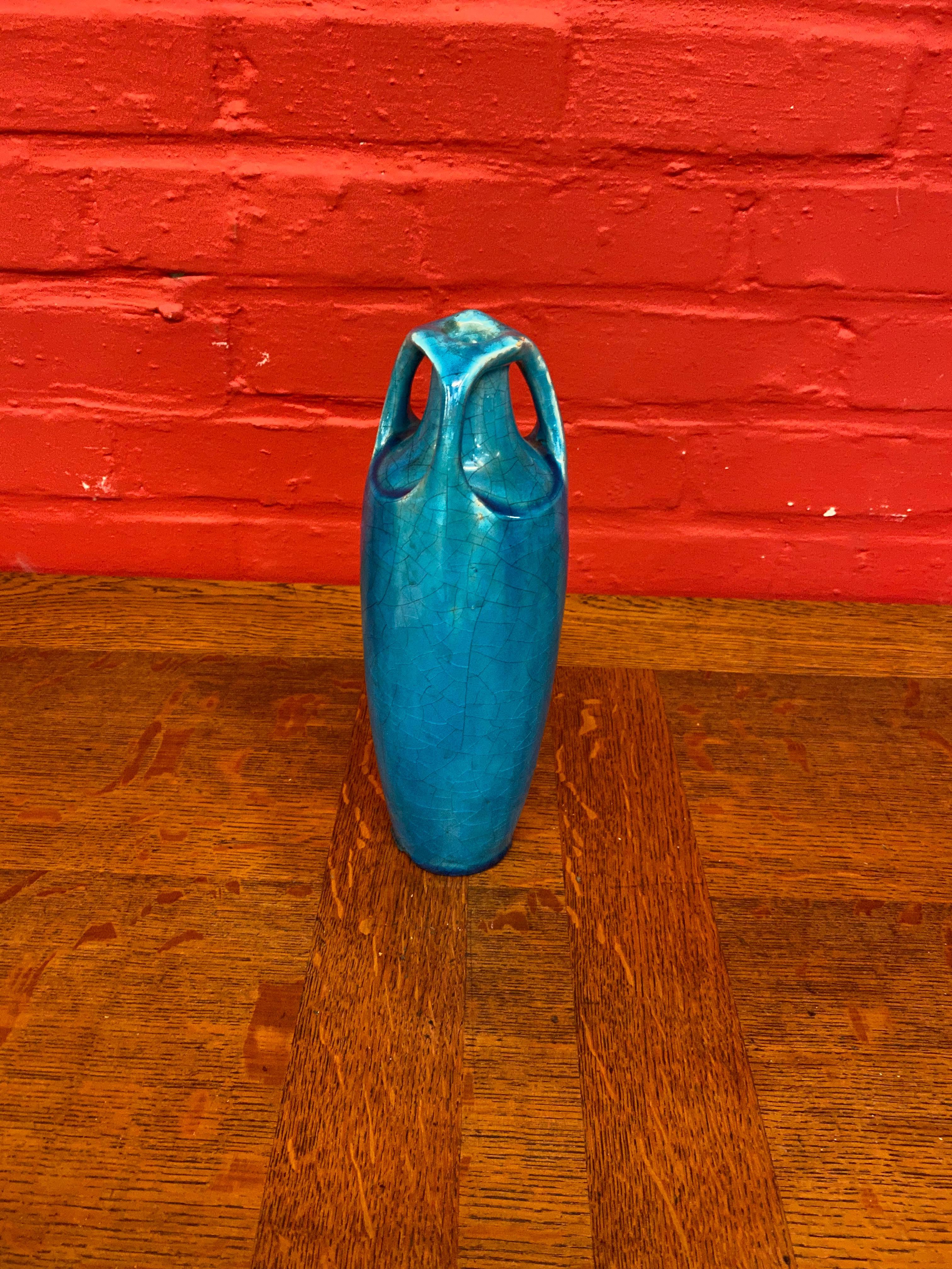 Lachenal, vase en céramique Art déco, vers 1930.