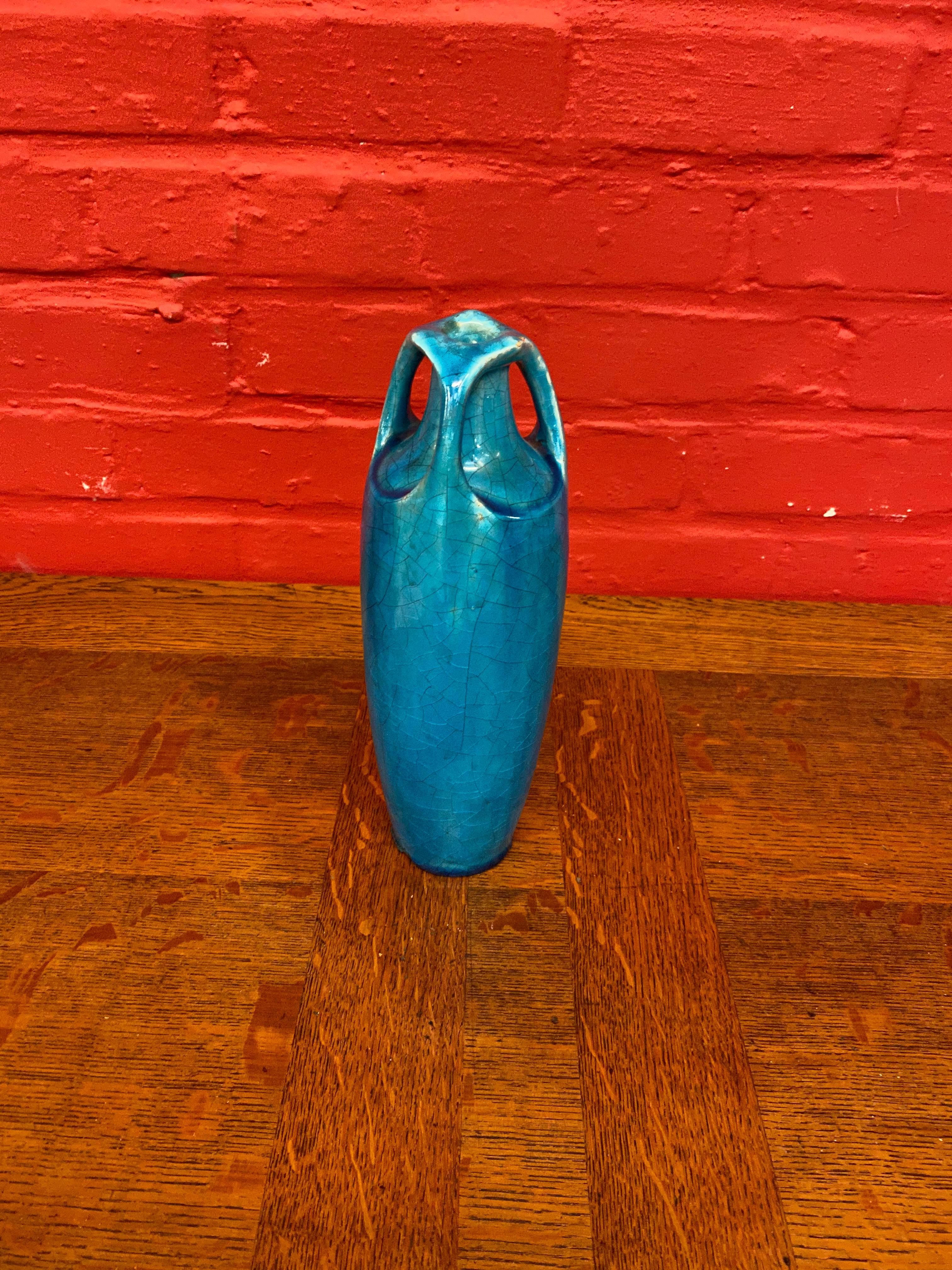 Lachenal, vaso in ceramica Art Déco, 1930 circa.