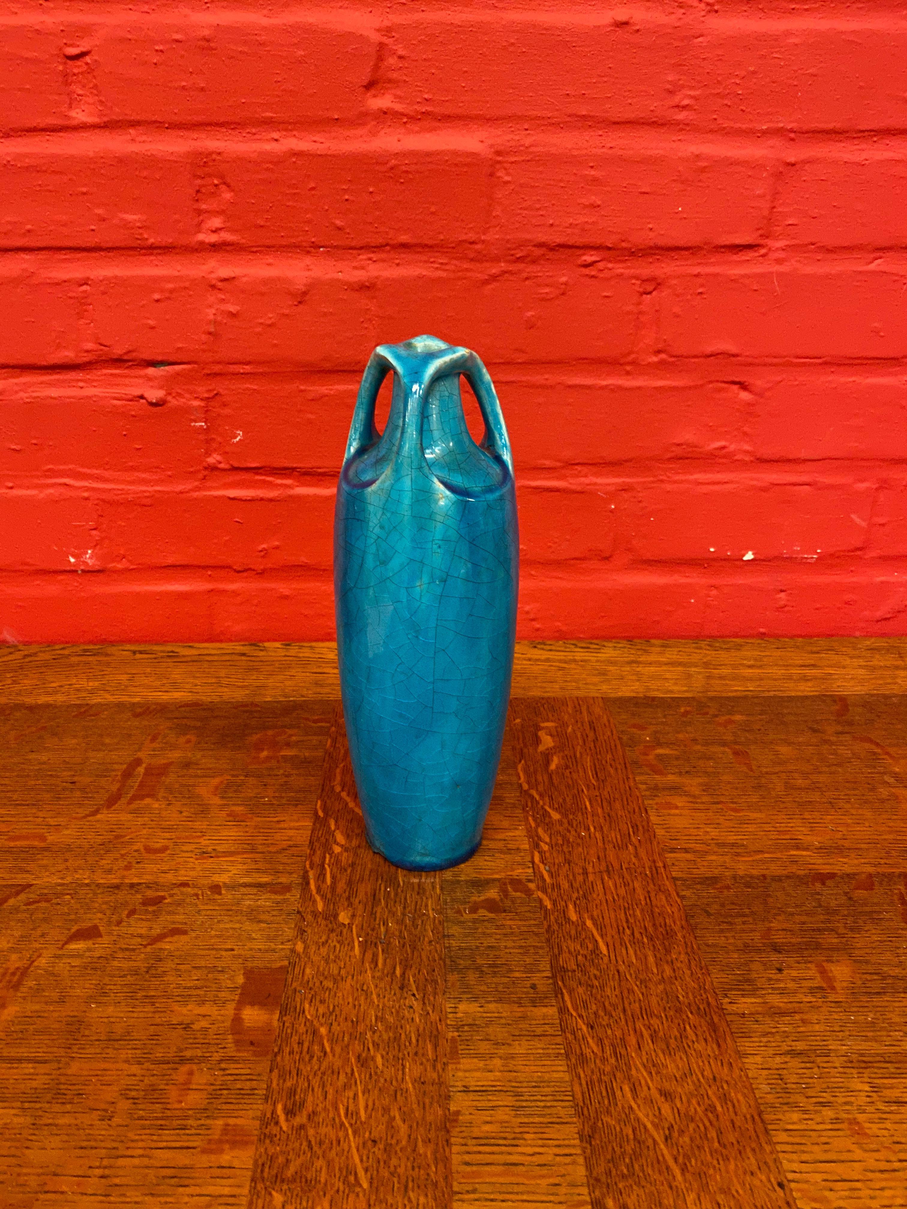Lachenal, vaso in ceramica Art Déco, 1930 circa In condizioni buone in vendita a Saint-Ouen, FR