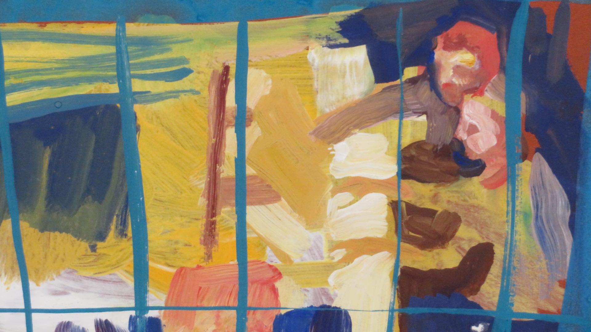 Schottisches zeitgenössisches impressionistisches Original-Ölgemälde von Lachlan Goudie (1976) im Angebot 1