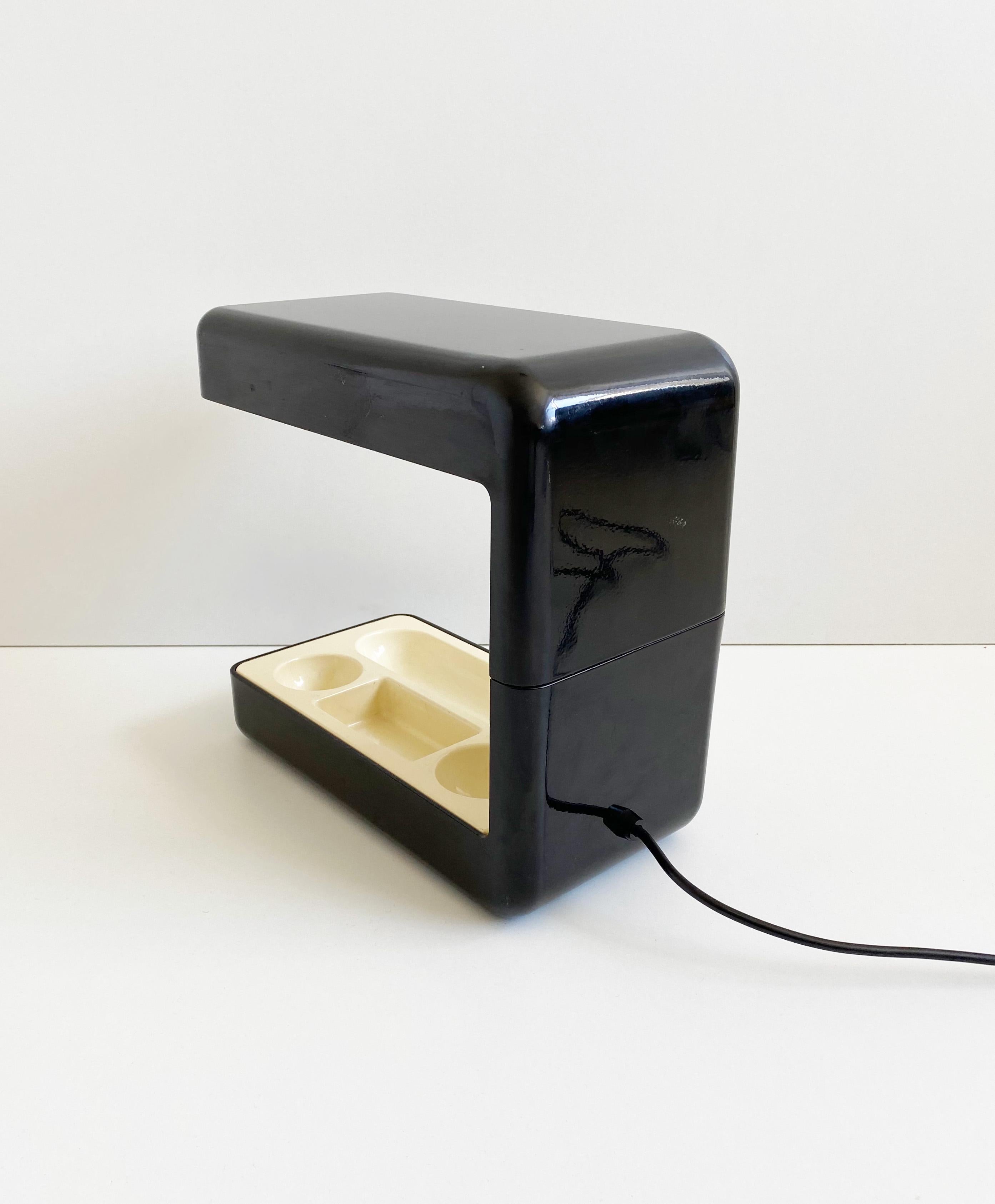 Lack Metal 'Isos' Desk Lamp by Giotto Stoppino, Italy, c.1970 For Sale 2