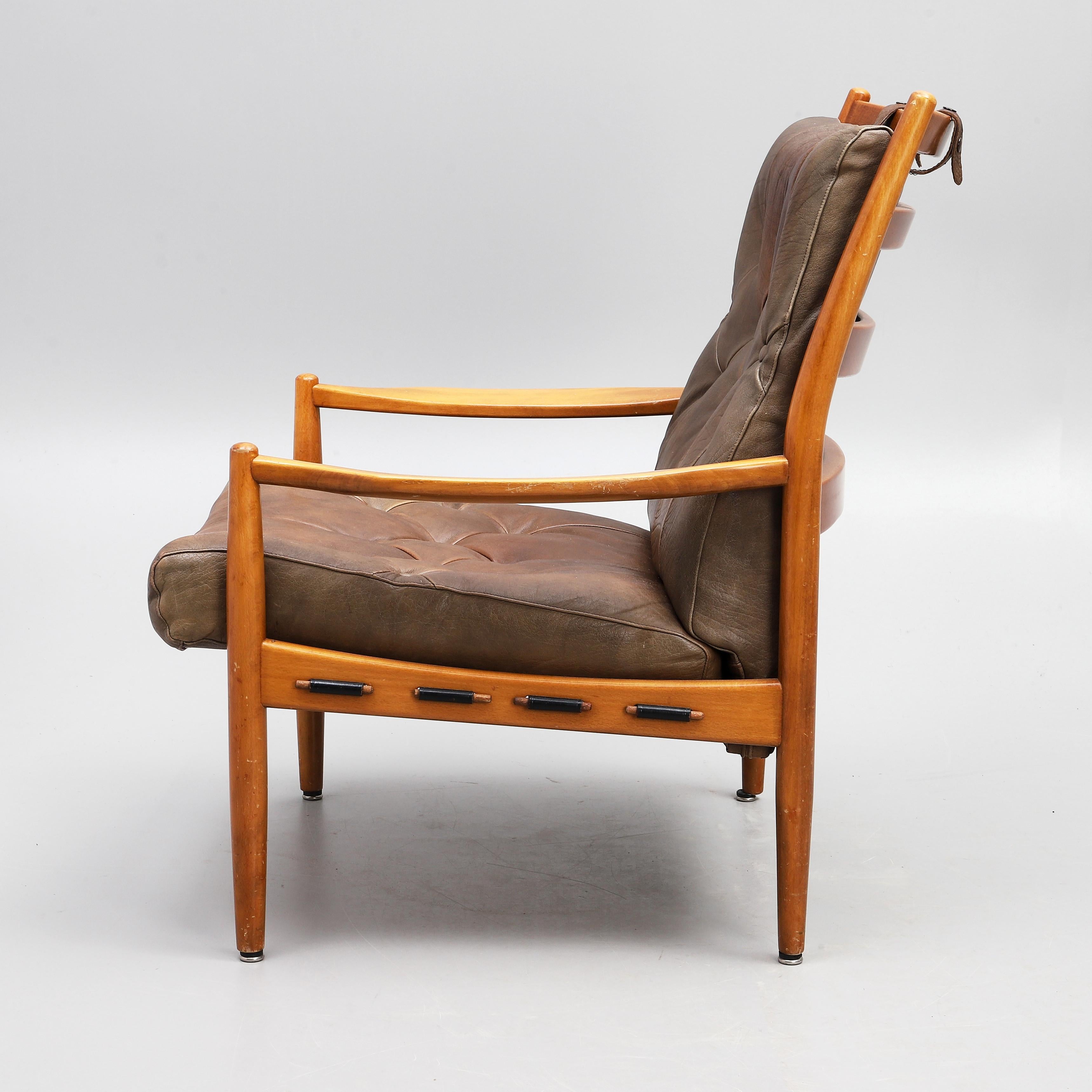 Swedish Ingemar Thillmark Lacko Armchair for OPE Mobler, Sweden, 1960 For Sale