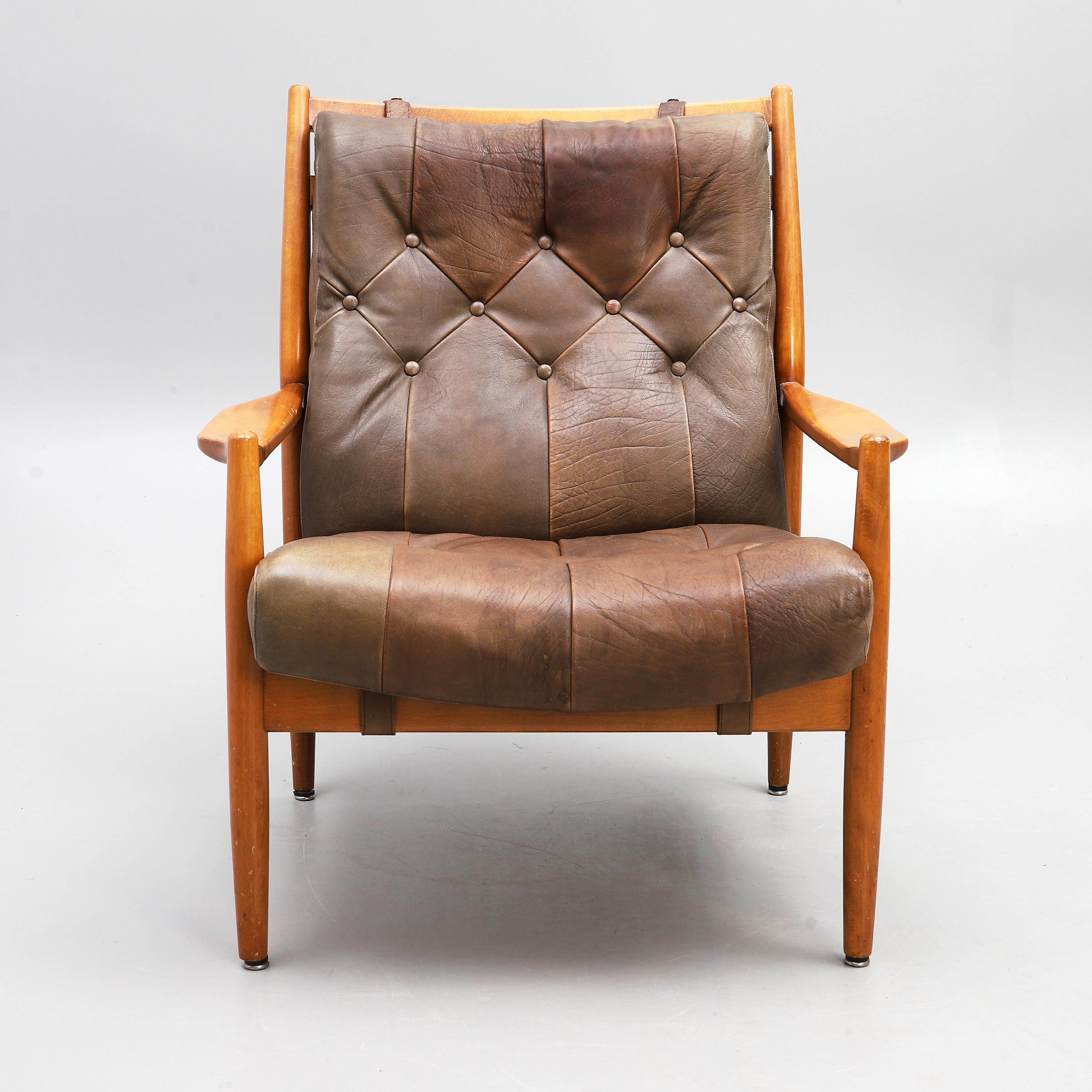 Ingemar Thillmark Lacko Armchair for OPE Mobler, Sweden, 1960 In Good Condition For Sale In Paris, FR