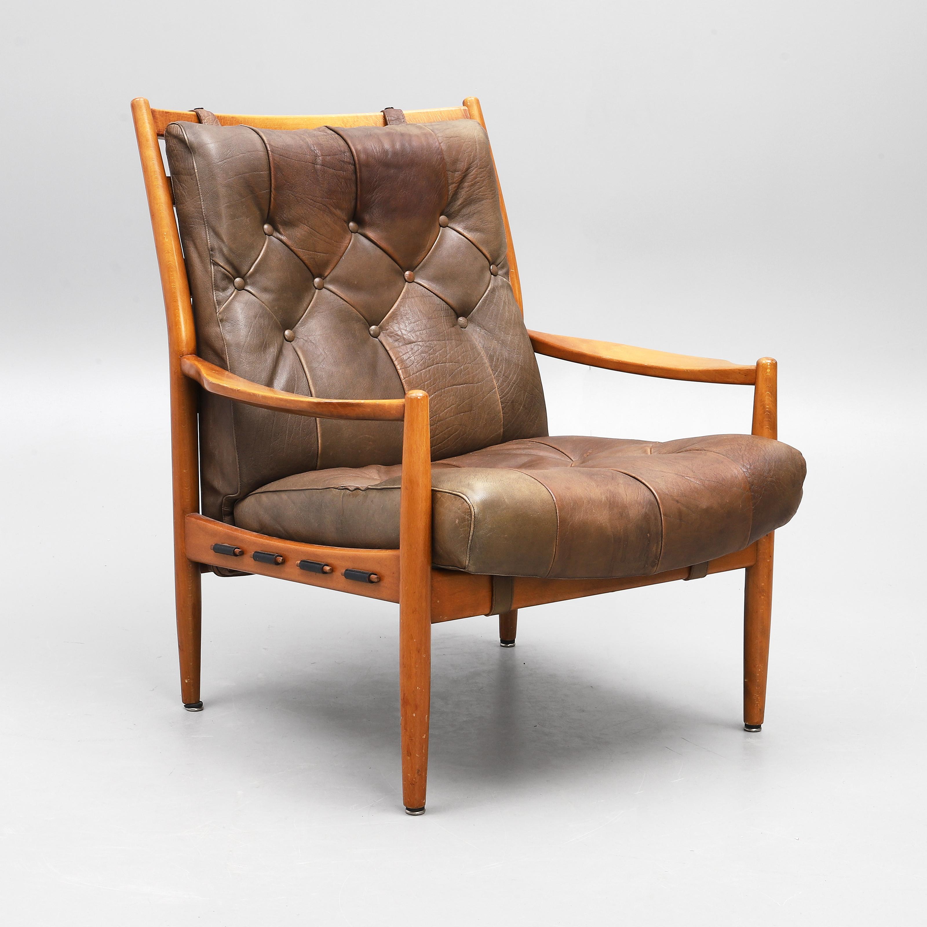 20th Century Ingemar Thillmark Lacko Armchair for OPE Mobler, Sweden, 1960 For Sale
