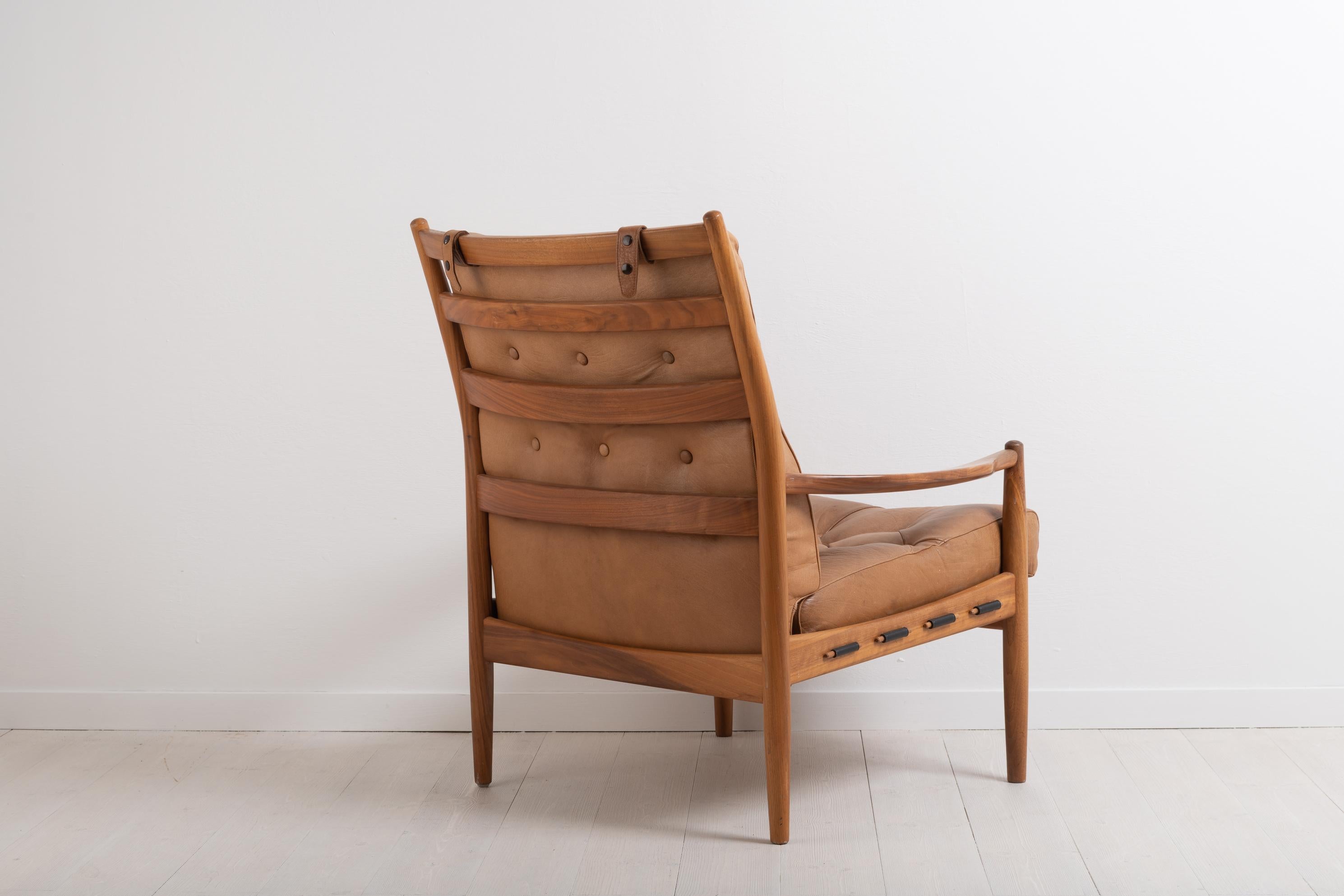 Läckö Chair by Swedish Designer Ingemar Thillmark For Sale 2