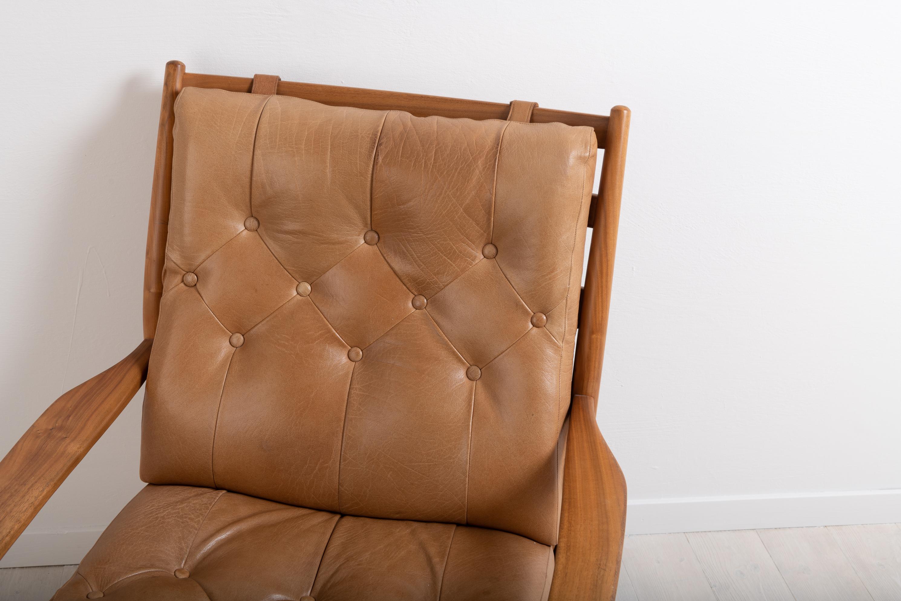 Scandinavian Modern Läckö Chair by Swedish Designer Ingemar Thillmark For Sale