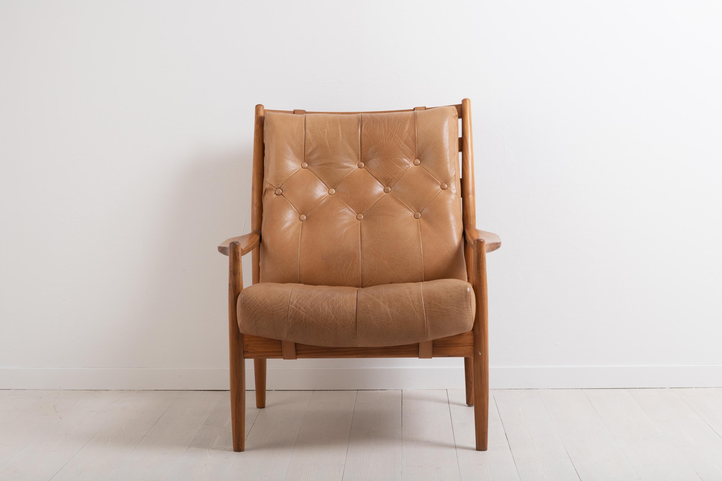 20th Century Läckö Chair by Swedish Designer Ingemar Thillmark For Sale