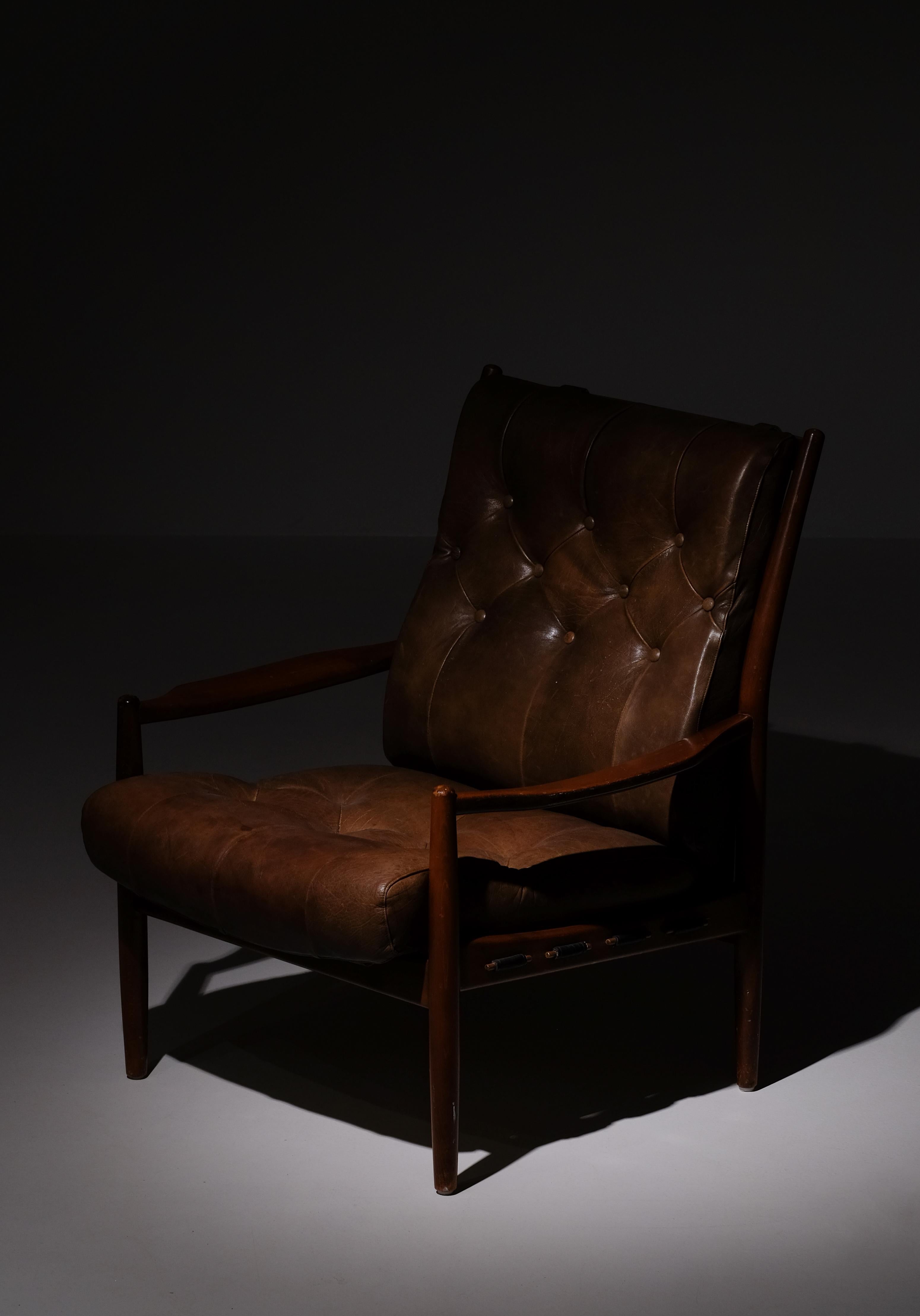Sillón 'Läckö' de Ingemar Thillmark, años 60 mediados del siglo XX en venta