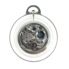 Lacloche Freres Art Deco Rock Crystal Pocket Watch