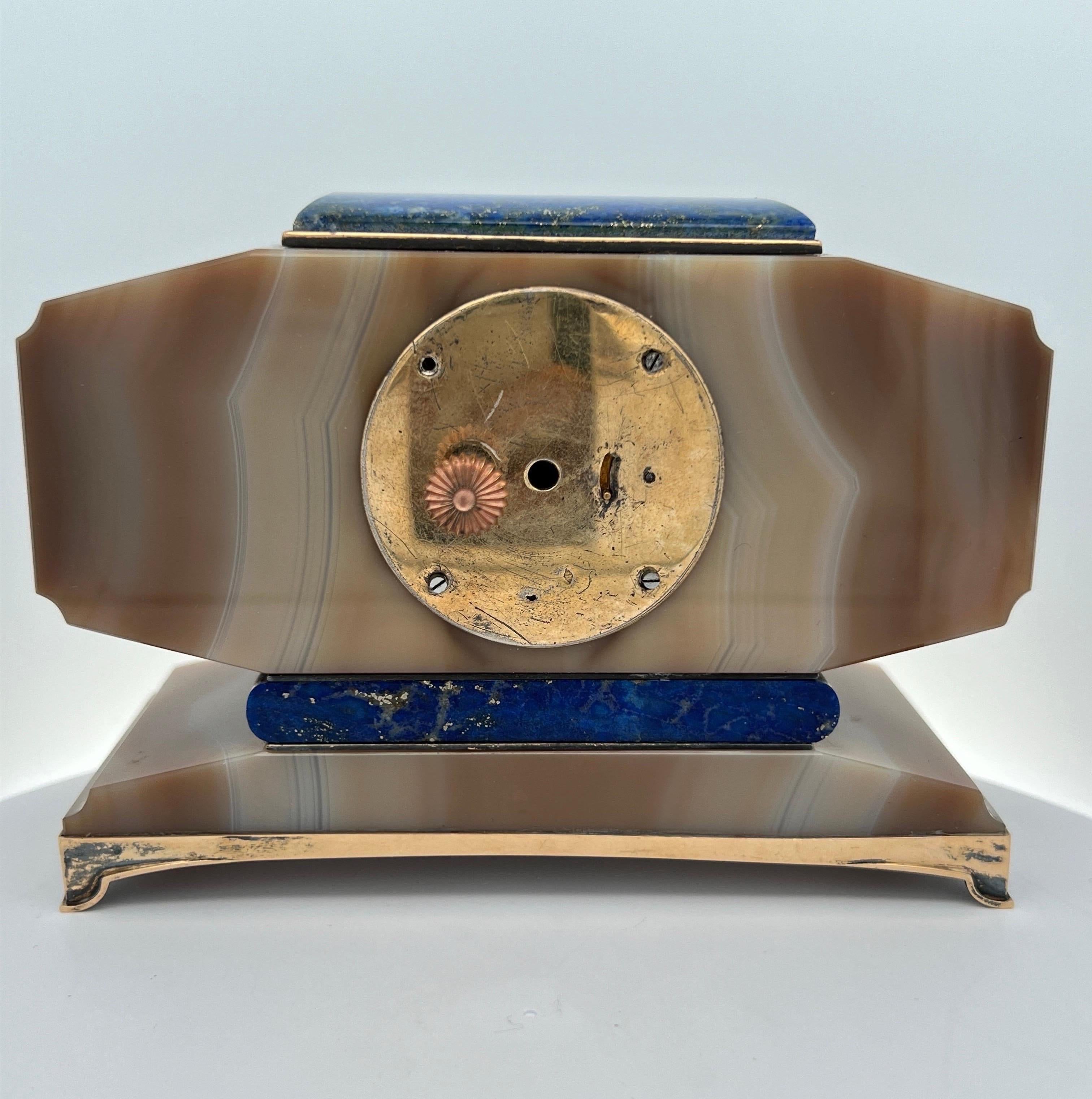 Lacloche Freres Art Deco-Schreibtischuhr im Zustand „Hervorragend“ im Angebot in New York, NY
