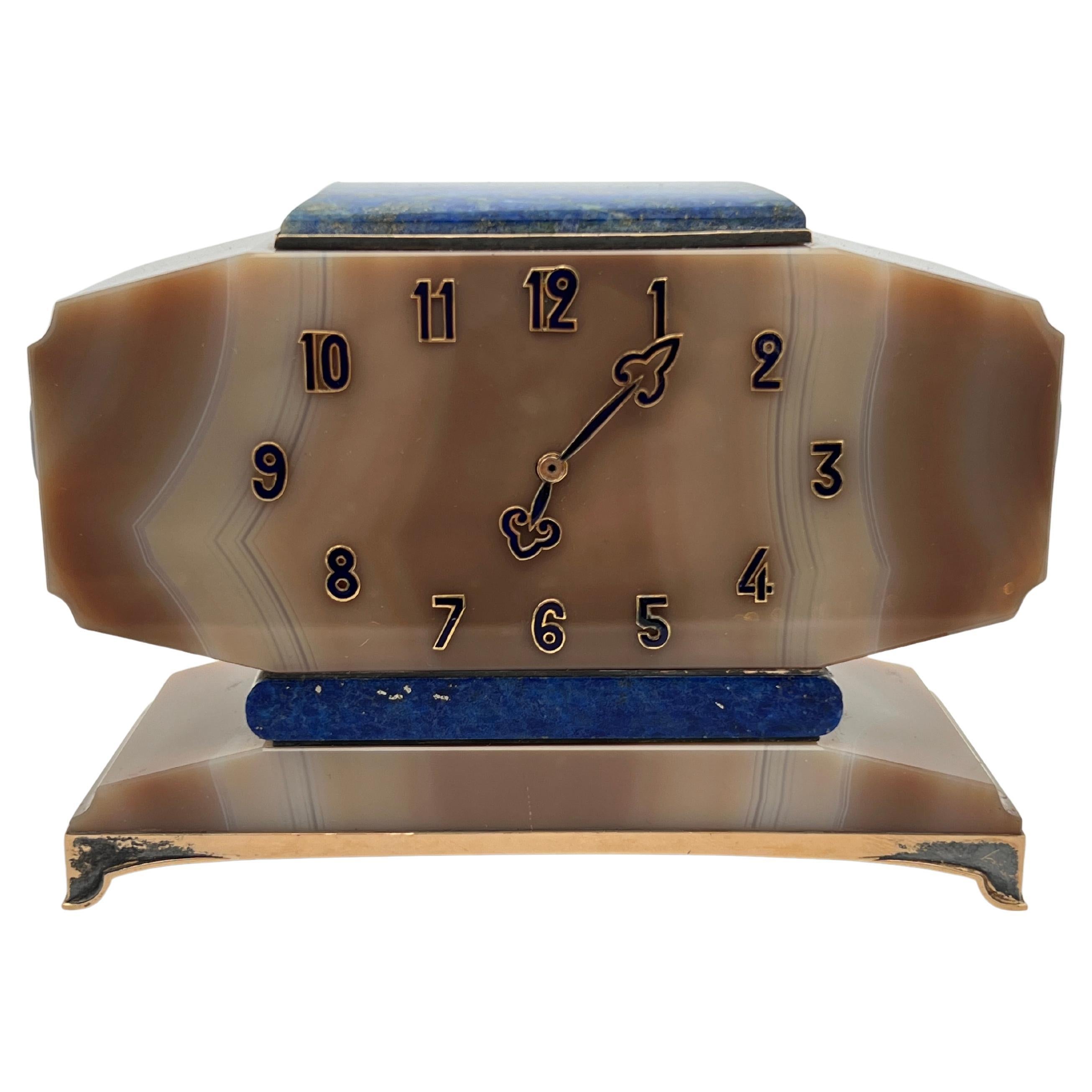 Lacloche Freres Art Deco Desk Clock