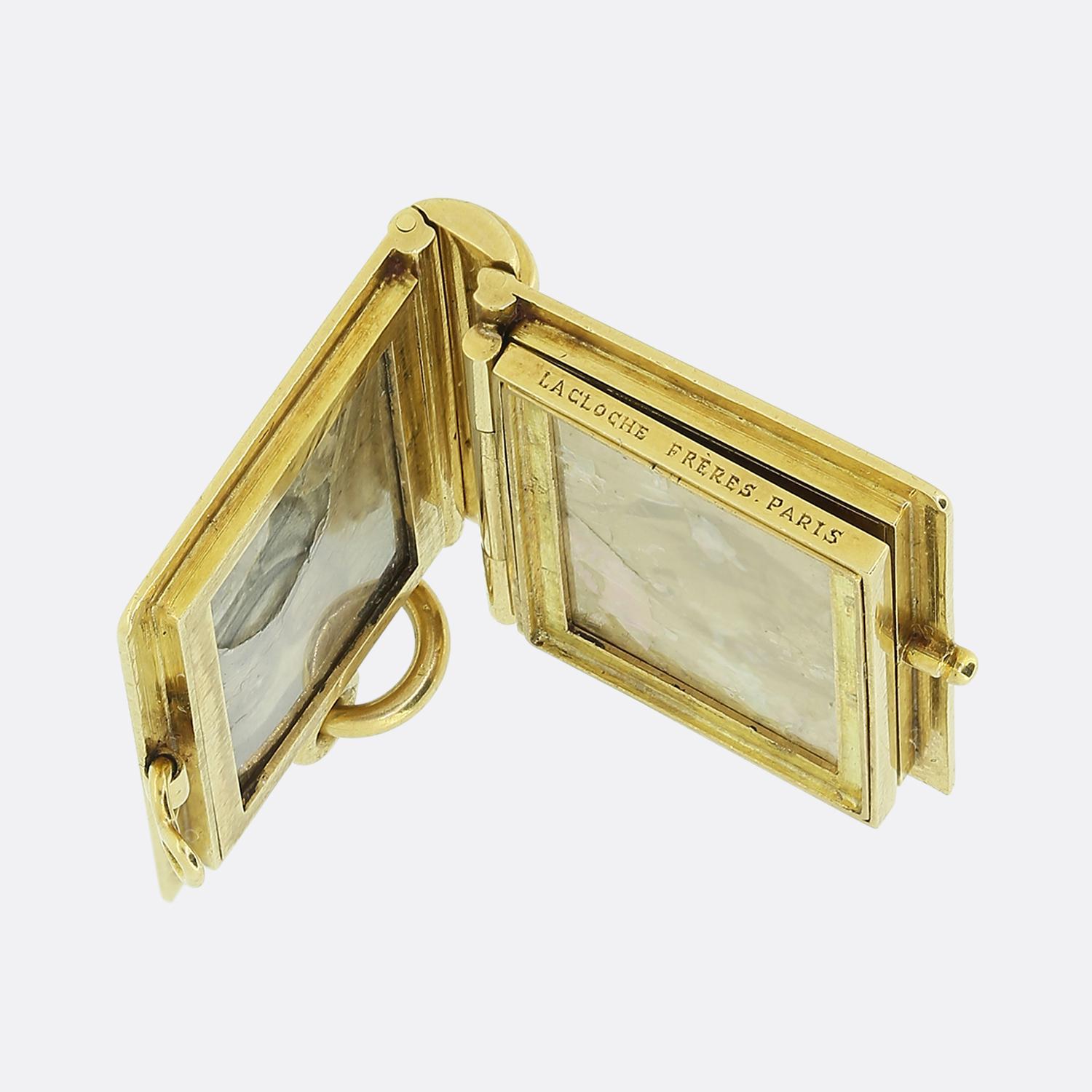 Women's or Men's Lacloche Frères Book Locket Pendant