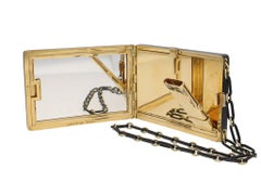 Lacloche Frères Enamel and Diamond Vanity Box, French, circa 1920